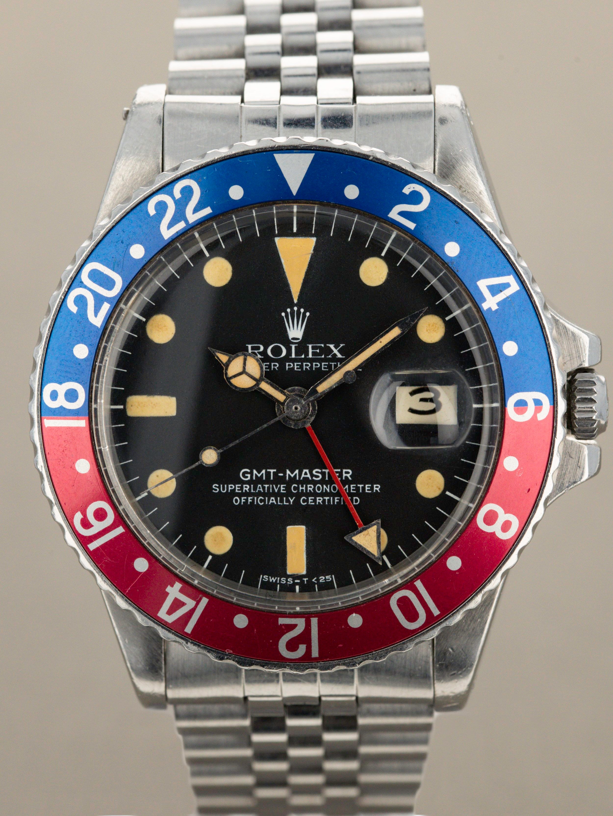 Rolex GMT Master Ref. 1675 Pepsi MK5