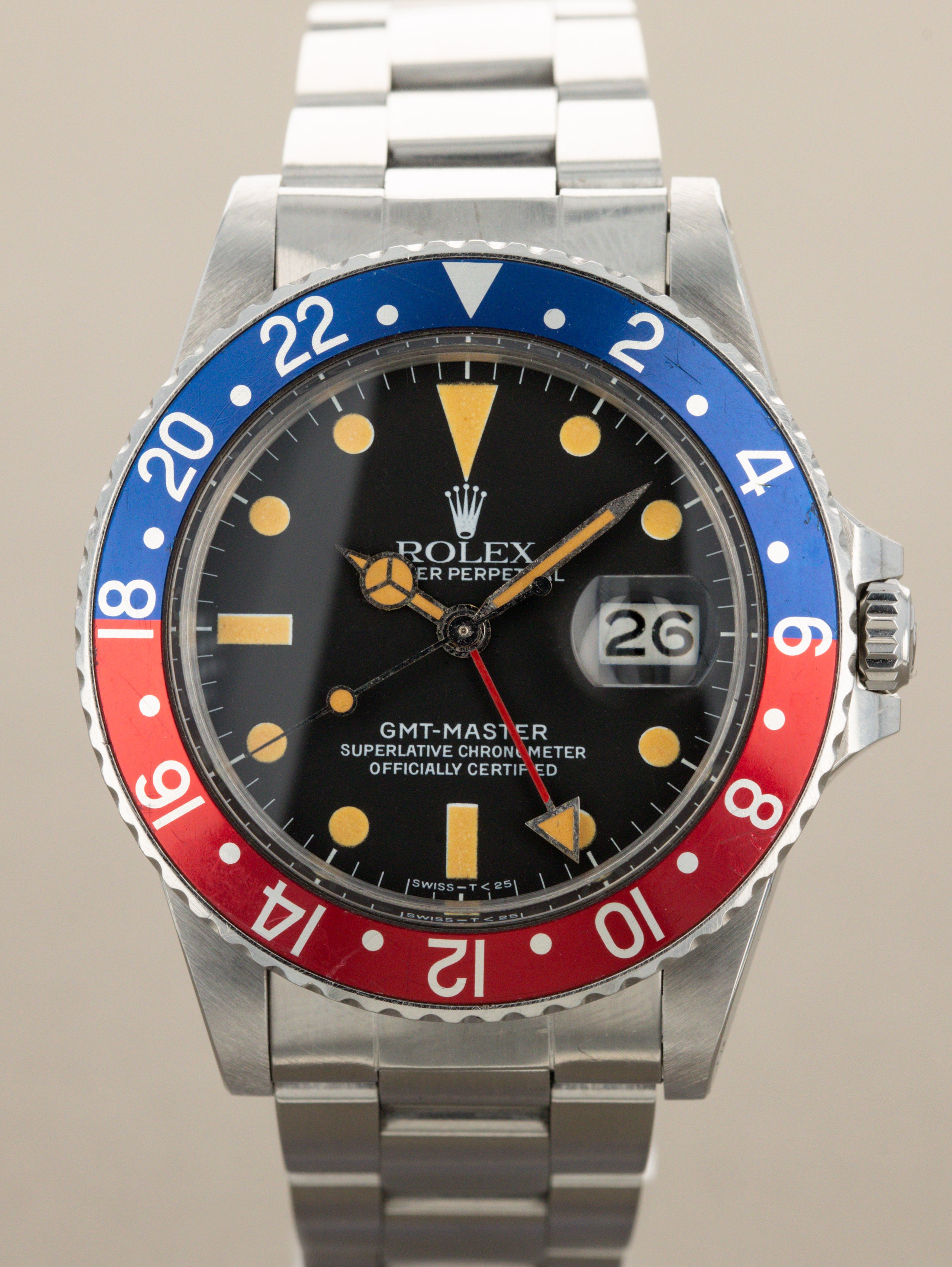 Rolex GMT-Master Ref. 16750 'Pepsi' - Transitional Matte Dial