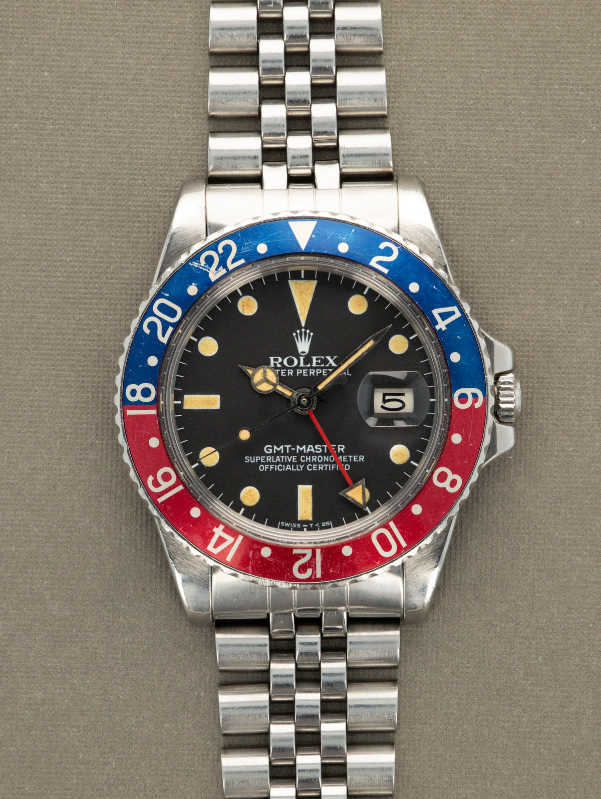 Rolex GMT-Master Ref. 16750 'Pepsi' - Transitional Matte Dial Unpolished