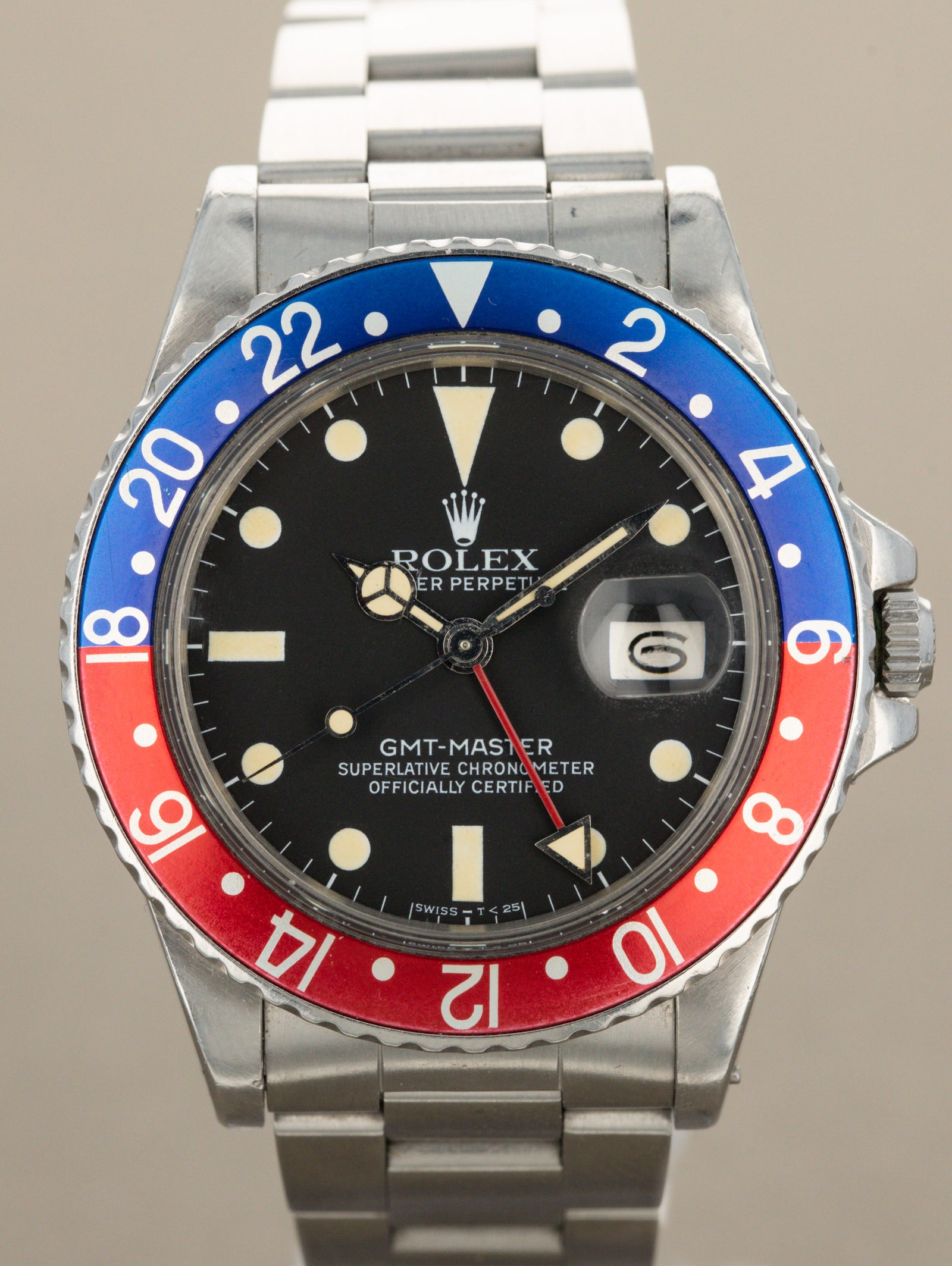 Rolex GMT-Master Ref. 16750 'Pepsi' - Transitional Matte Dial Unpolished