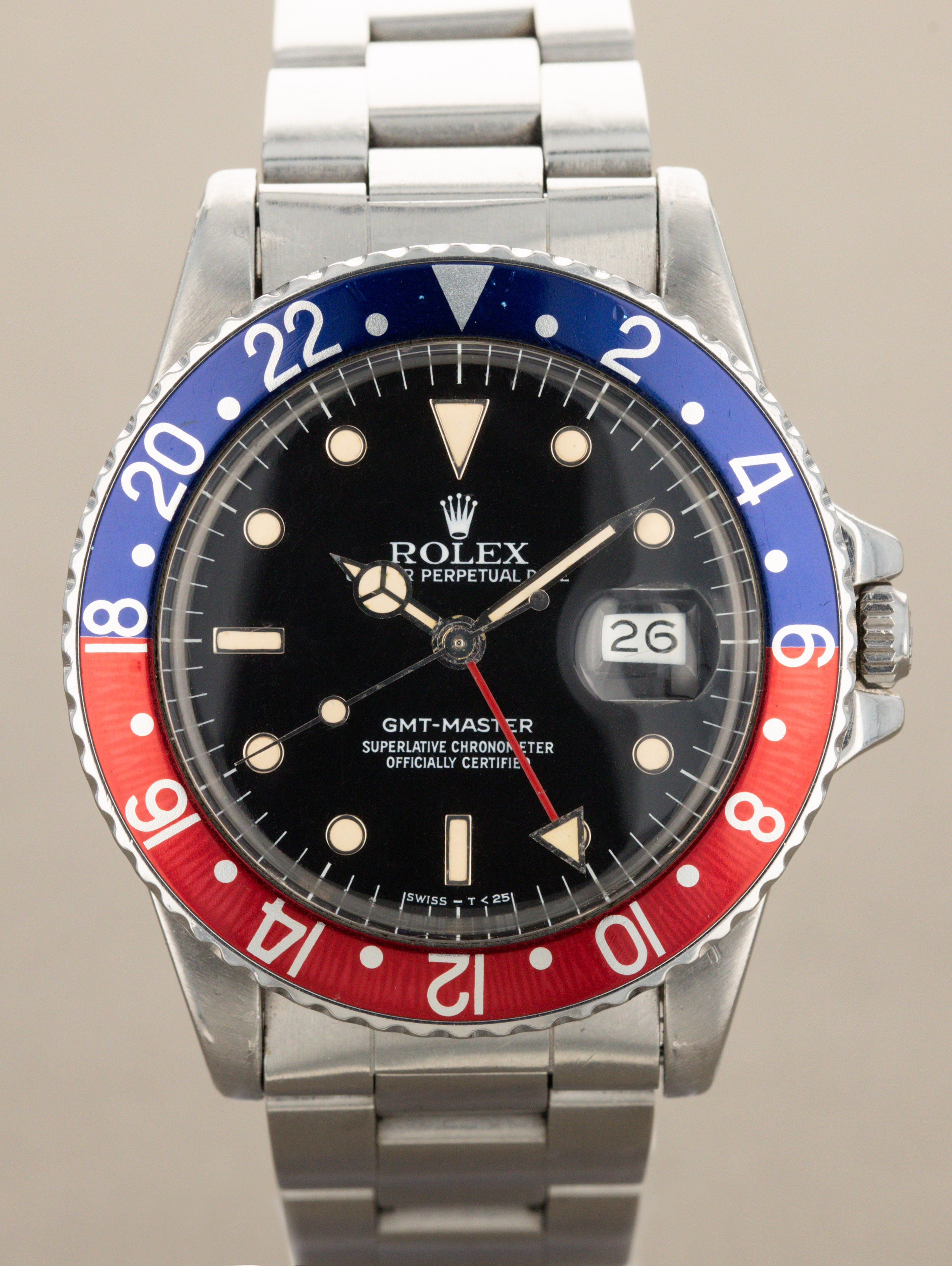 Rolex GMT-Master Ref. 16750 'Pepsi' - Gloss Dial