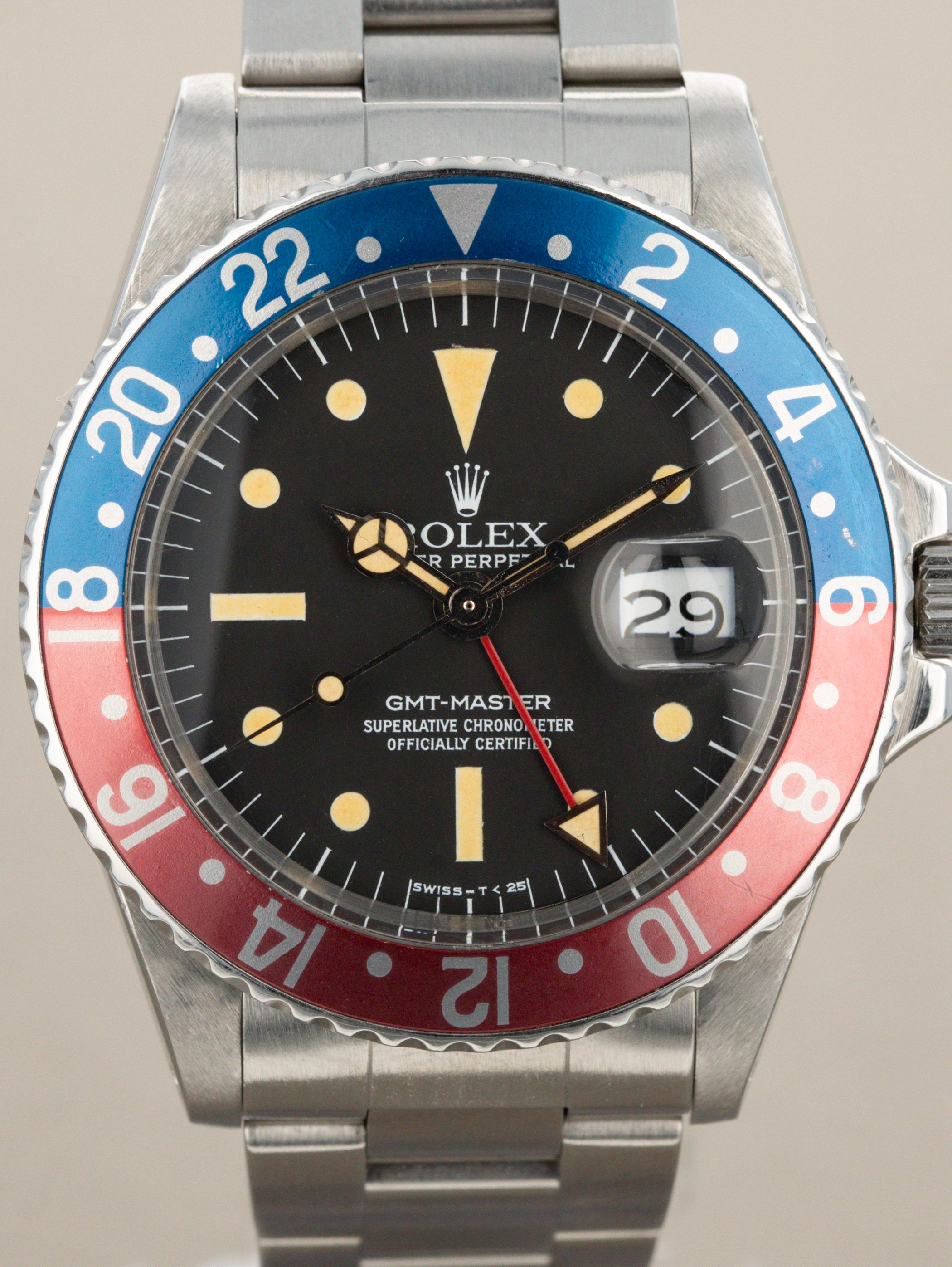Rolex GMT-Master Ref. 1675 Mk. 3 Radial W/ Papers