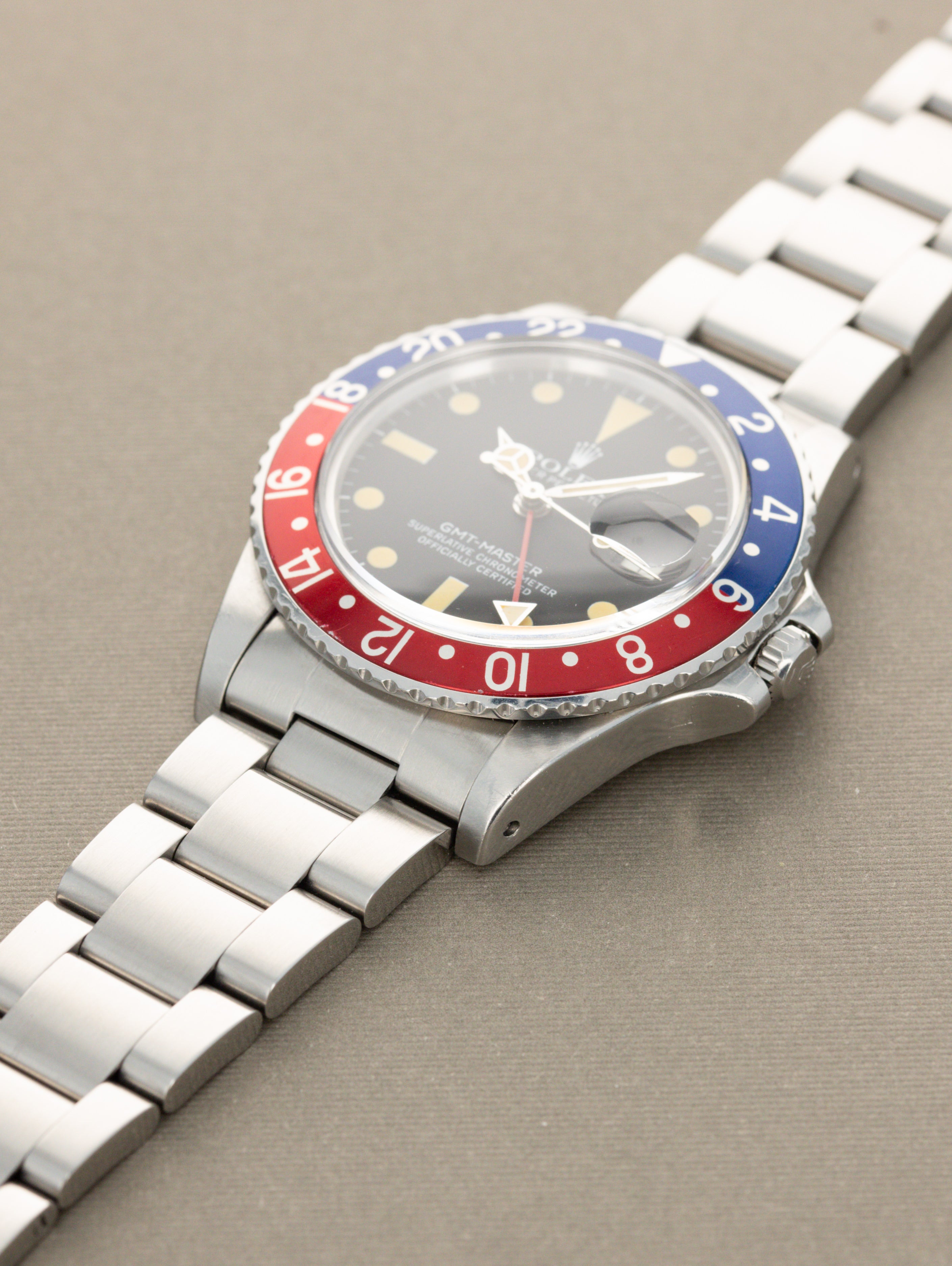 Rolex gmt master on sale 16750 pepsi bezel