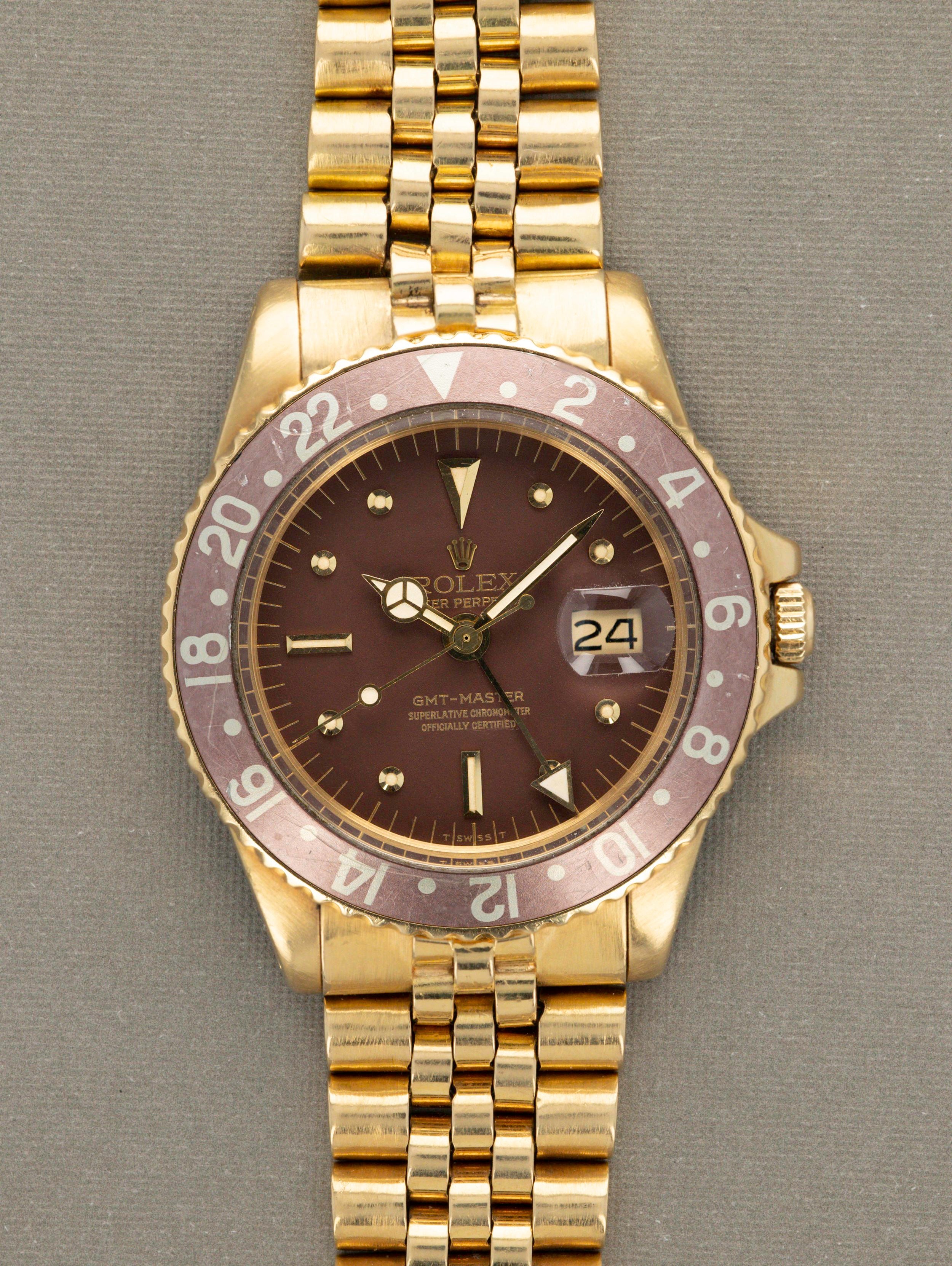 Rolex 1675 gold sale