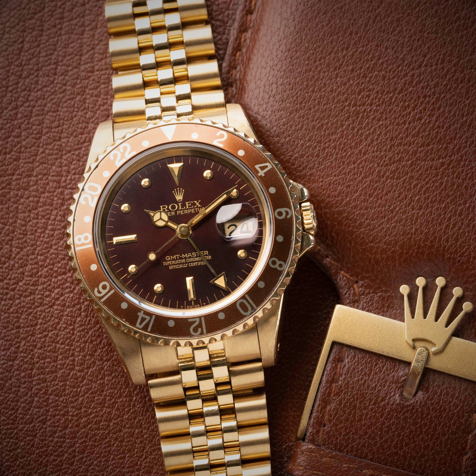 Rolex GMT-Master Ref. 16758 Oxblood Full Set