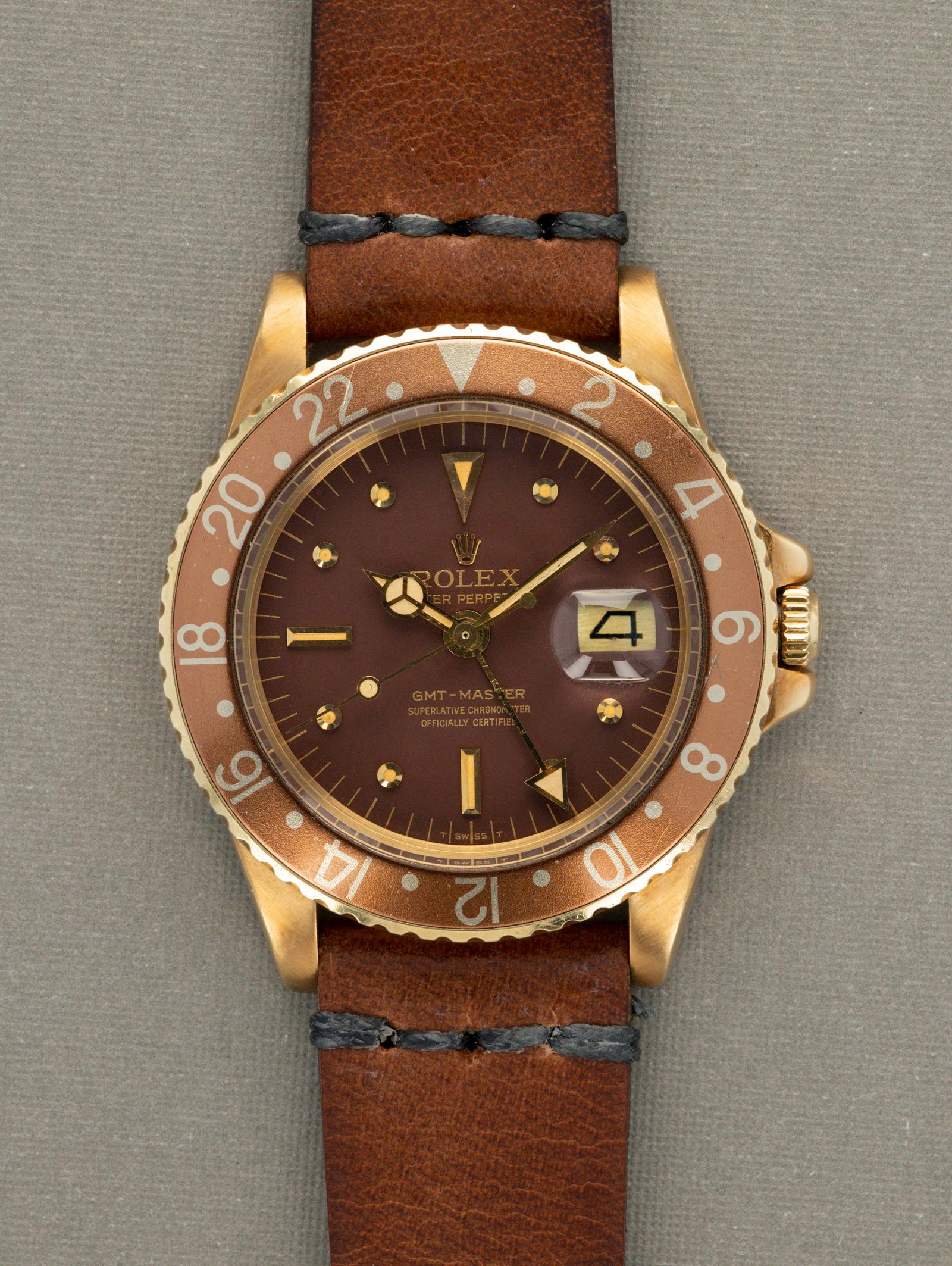 Rolex GMT-Master Ref. 1675 - Gold Root Beer