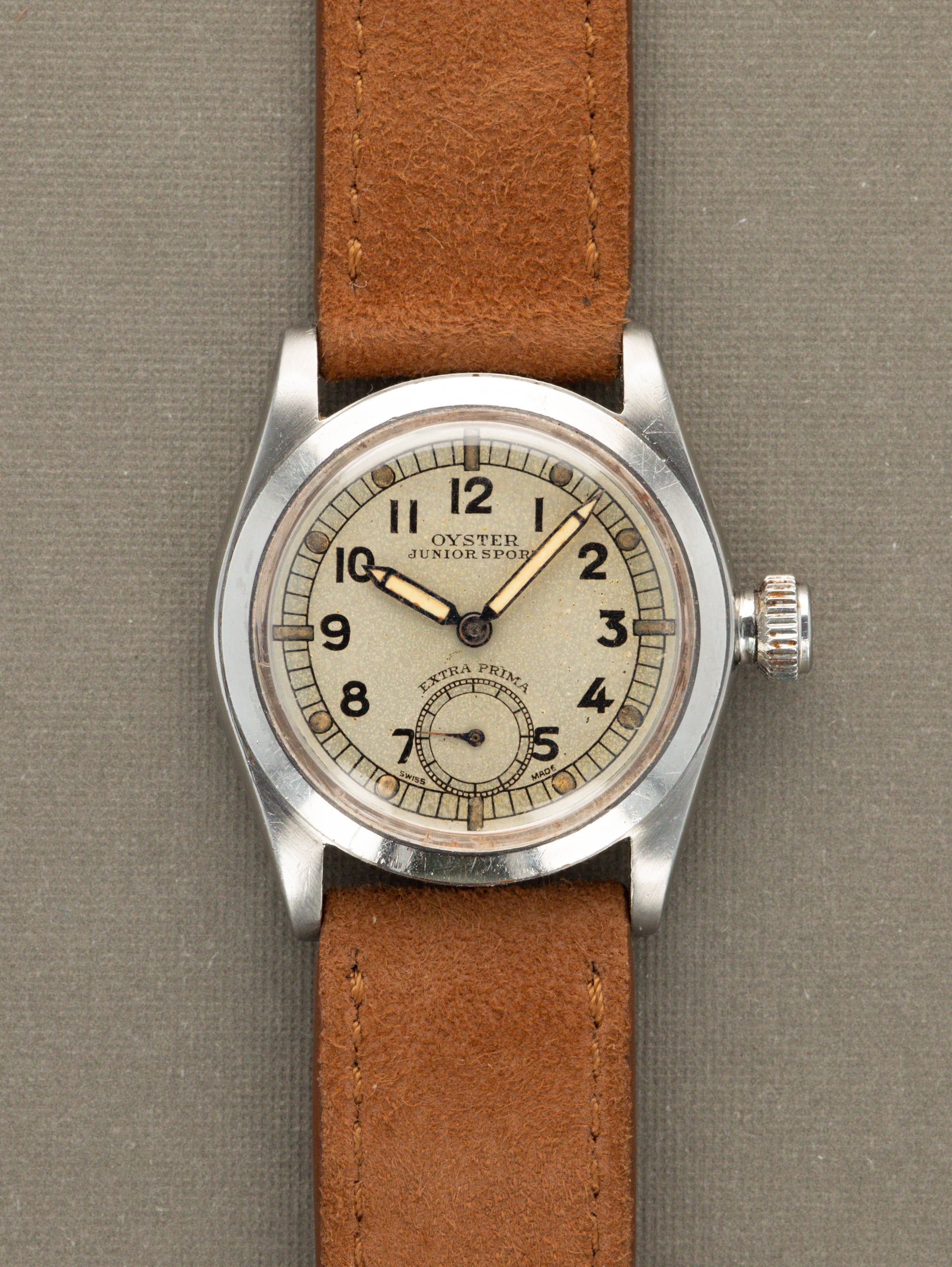 Oyster Watch Co. Oyster Junior Sport Ref. 2280F - 'Brushed' Silver Dial
