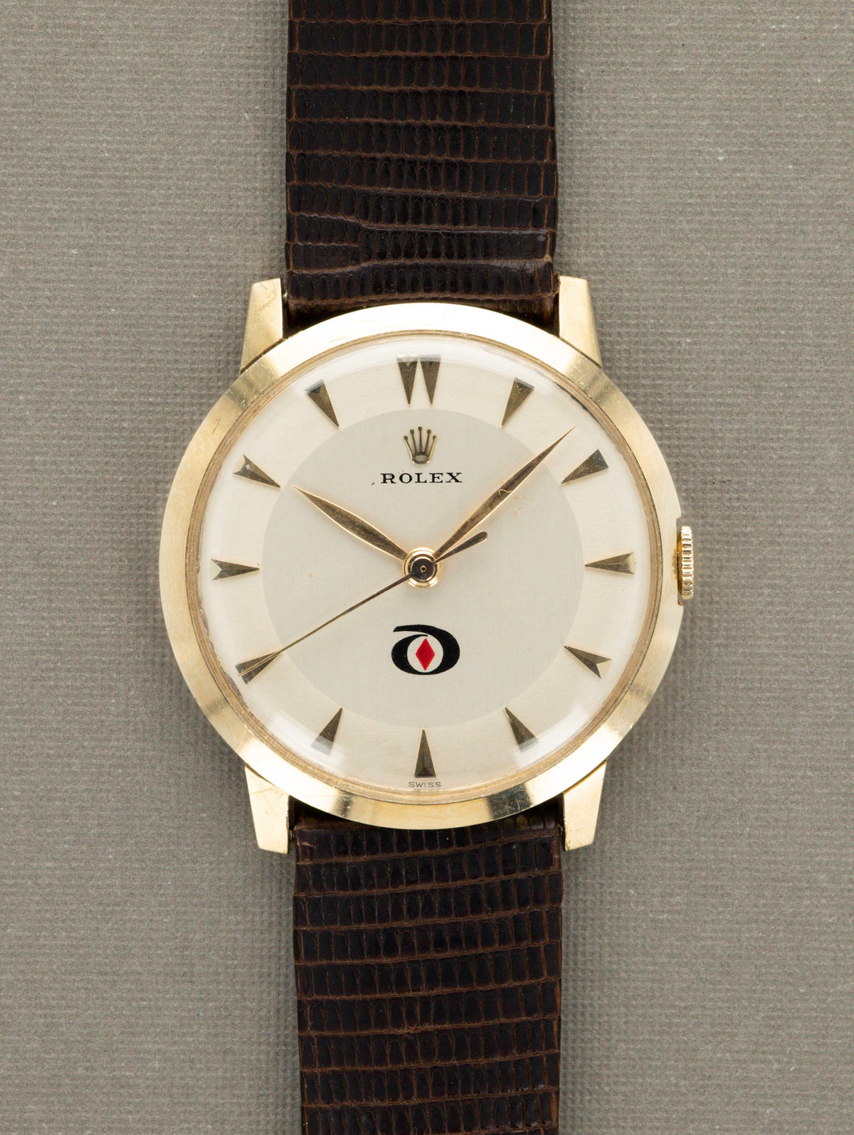 Rolex R Rolex Ref. 3038 14k Diamond Alkaline Company Full Set