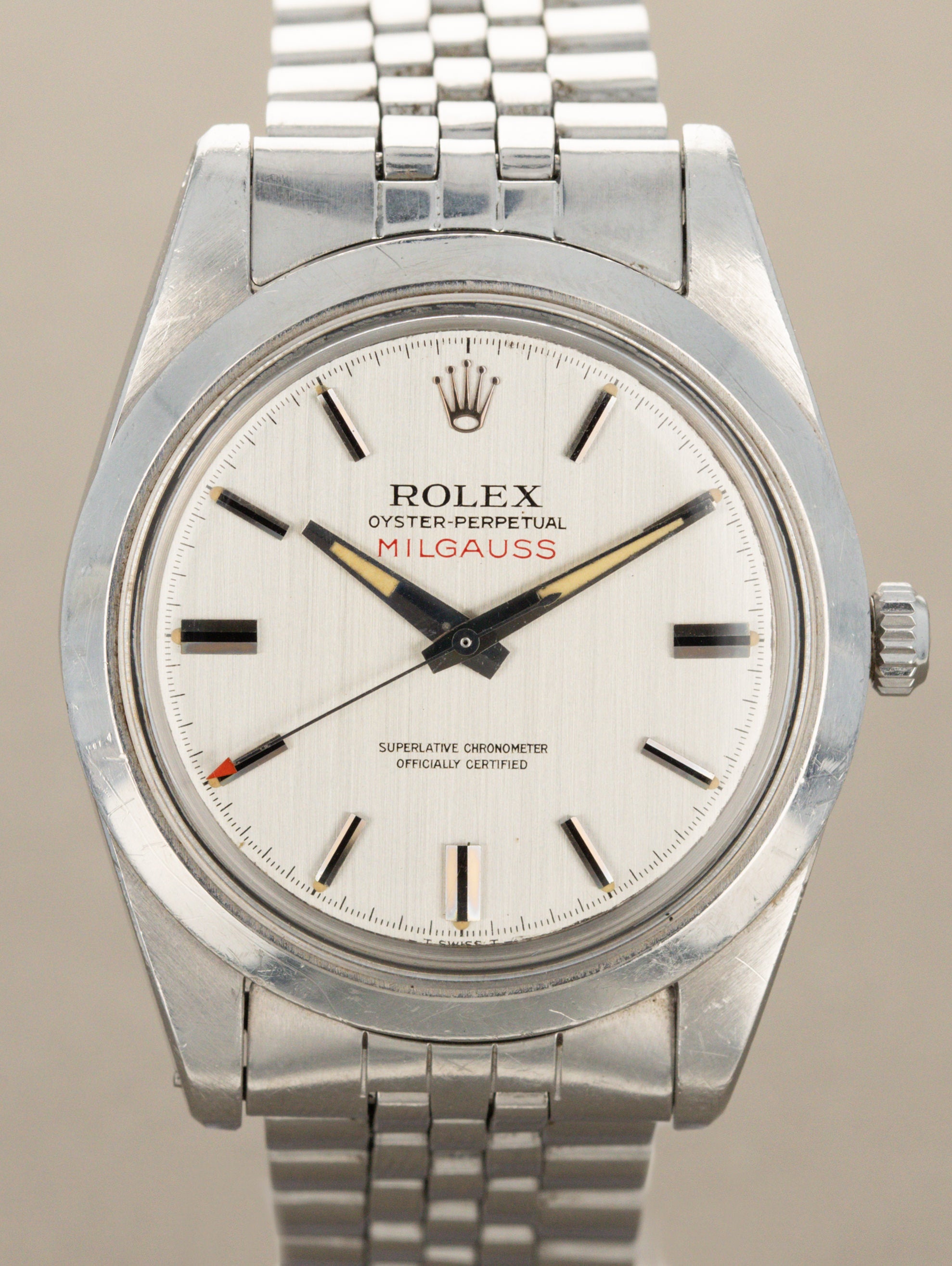 Rolex Milgauss Ref. 1019 - Brushed Silver Dial