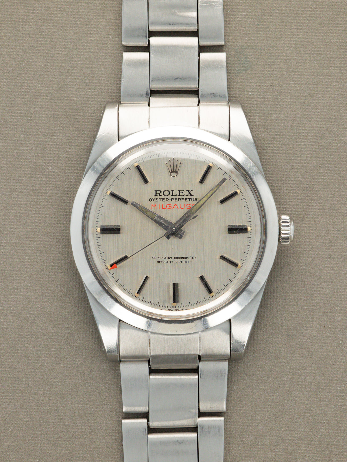 Rolex Milgauss Ref. 1019 - 'Brushed' Silver Dial
