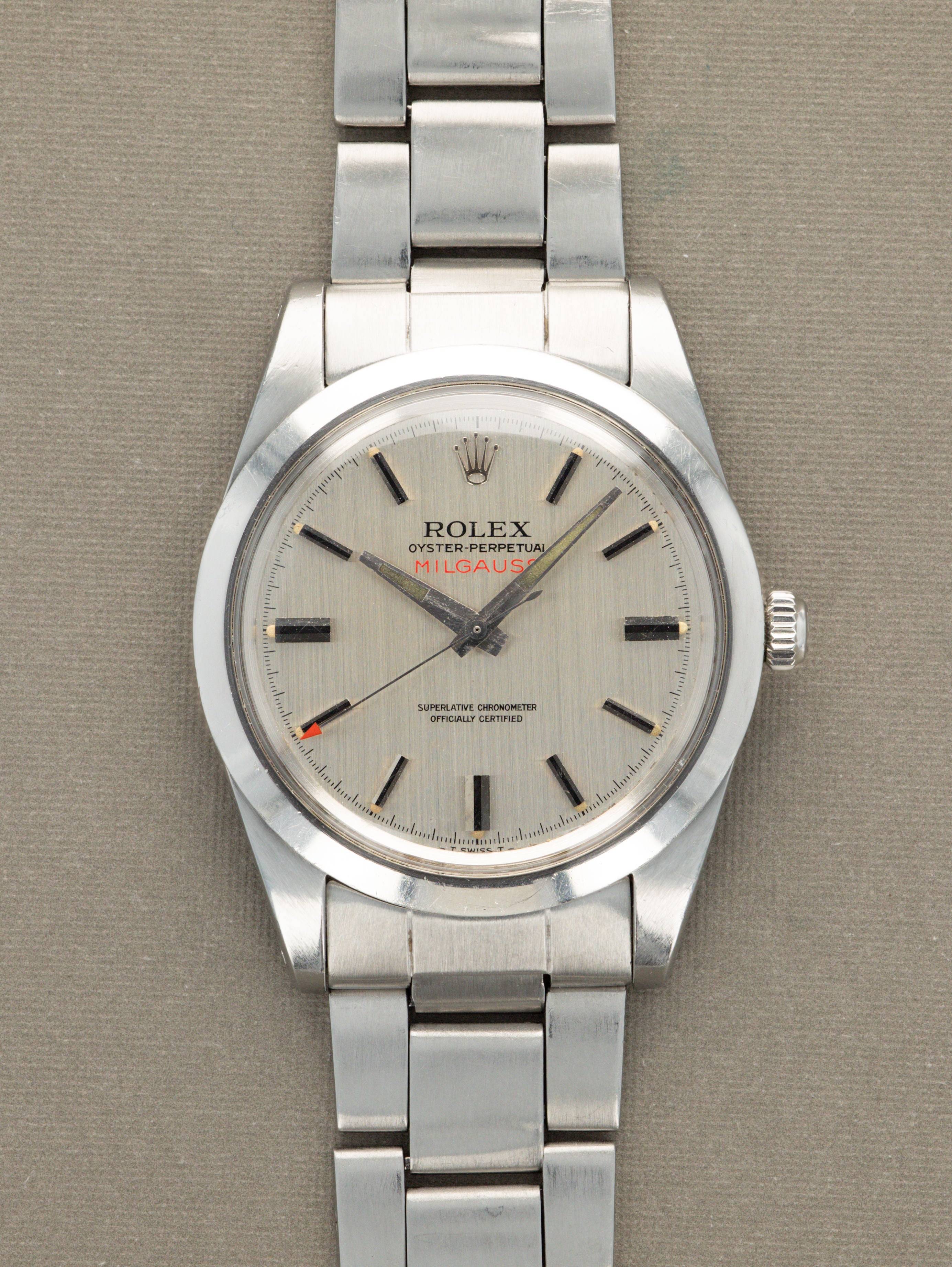 Rolex Milgauss Ref. 1019 - 'Brushed' Silver Dial