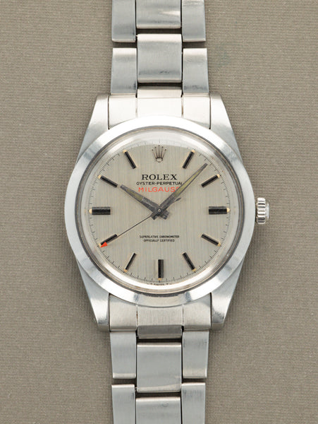 Rolex Milgauss Ref. 1019 - 'Brushed' Silver Dial