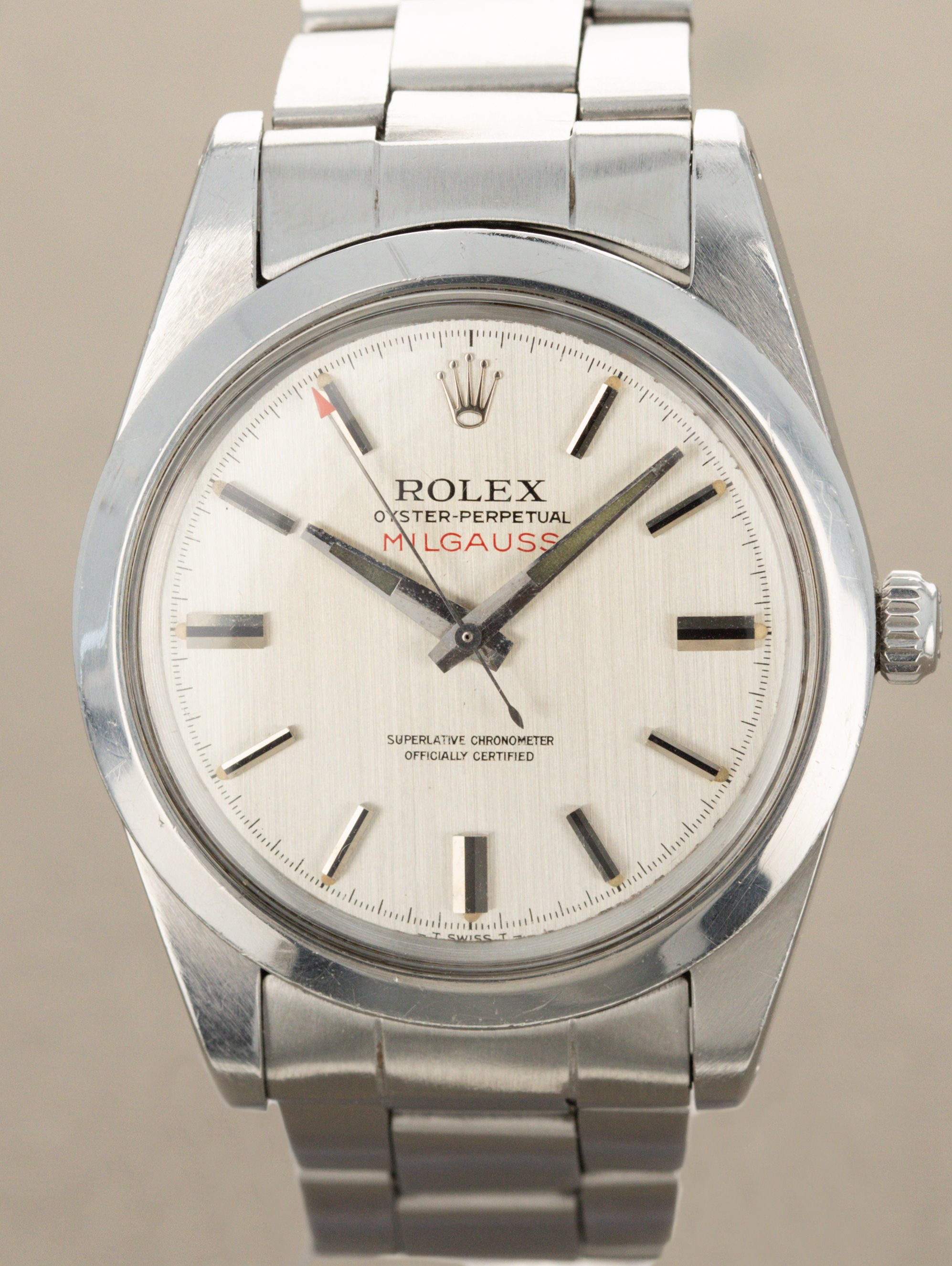 Rolex Milgauss Ref. 1019 - 'Brushed' Silver Dial