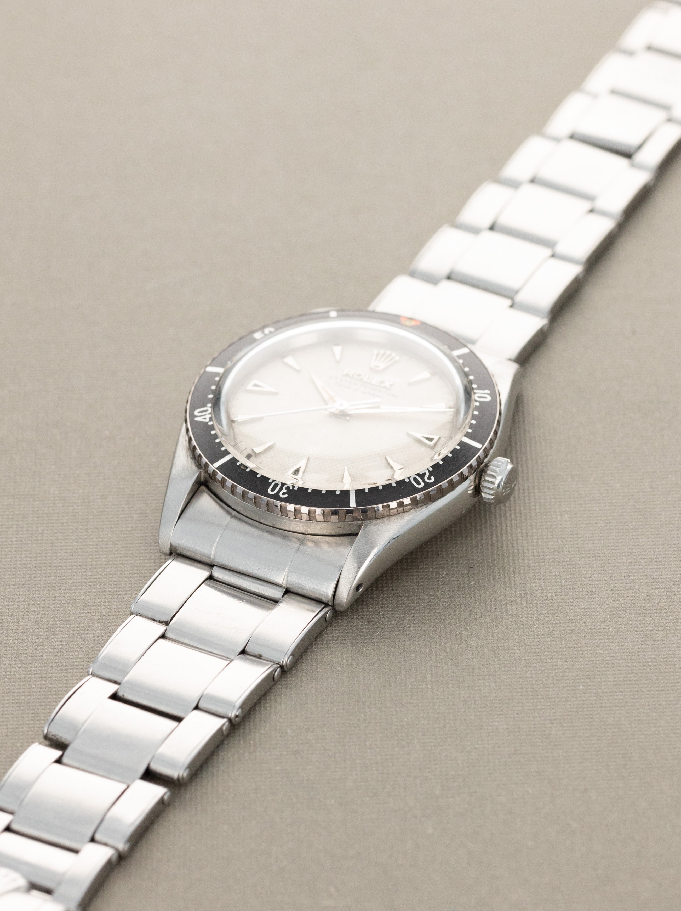 Rolex Turn-O-Graph Ref. 6202 - White 'Honeycomb' Dial