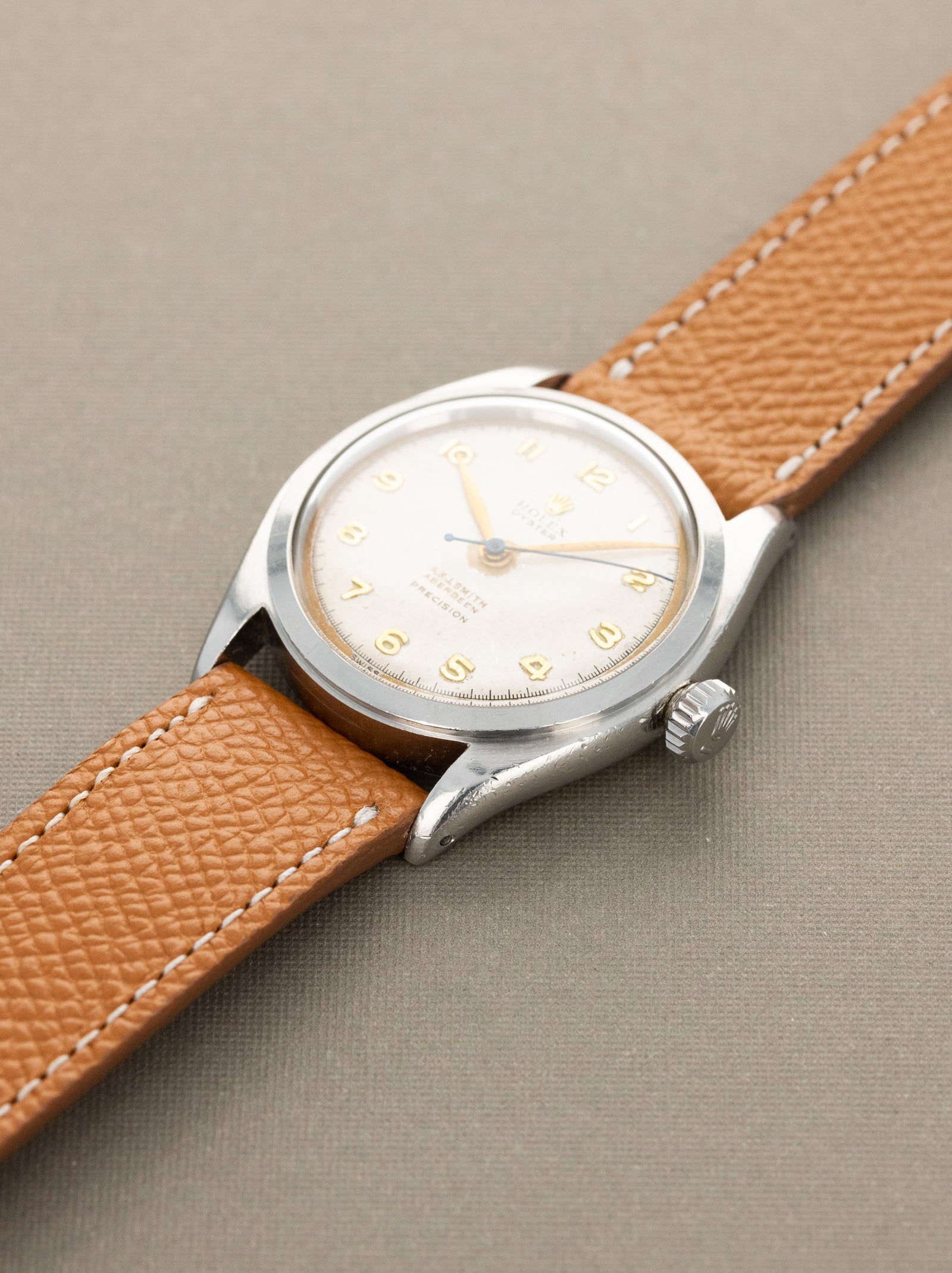 Rolex Oyster Precision Ref. 6022 - Silver 'A.&J. Smith Aberdeen' Dial