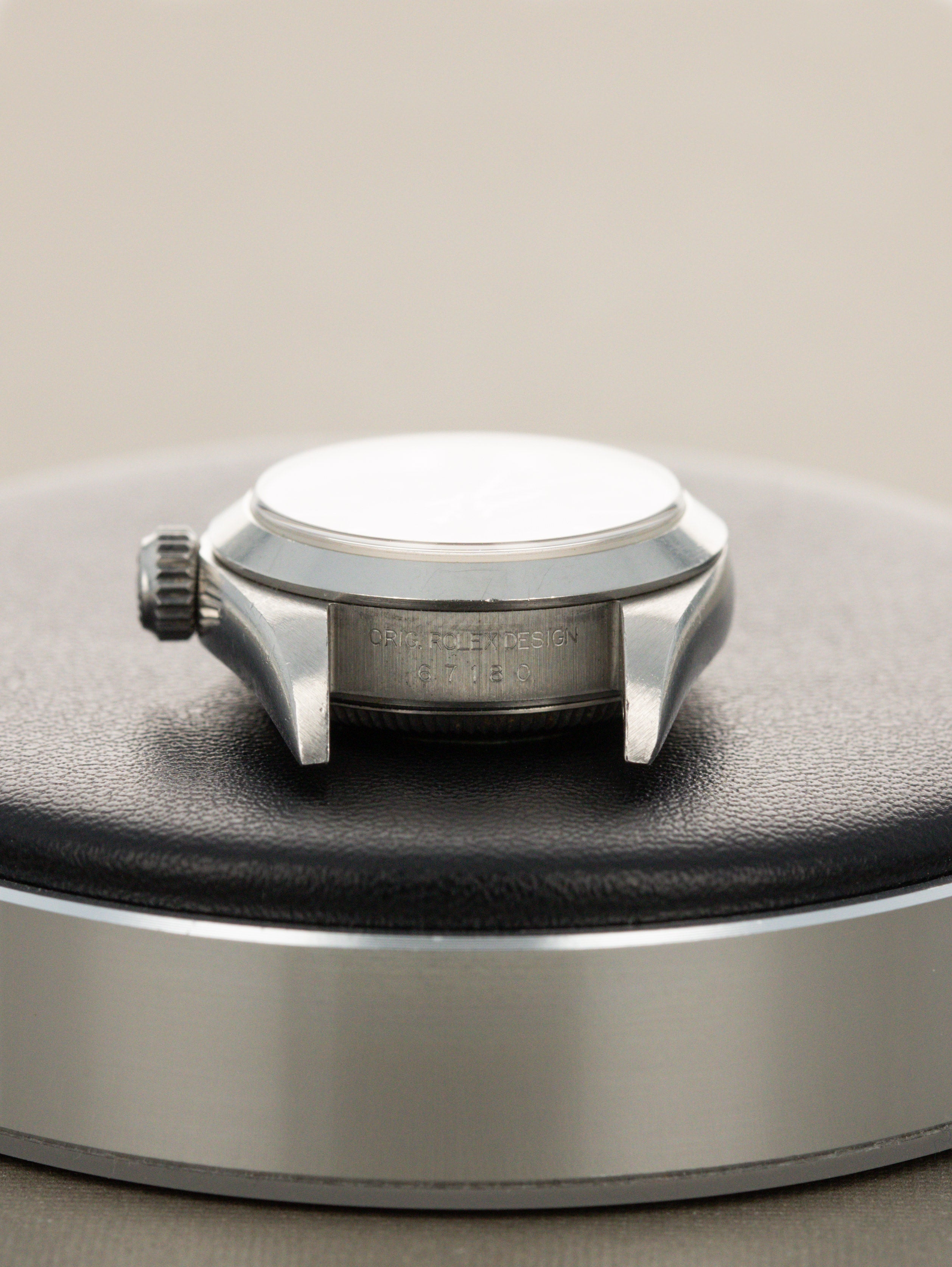 Rolex Oyster Perpetual Ref. 67180 - Gloss Black Tritium Dial Unpolished