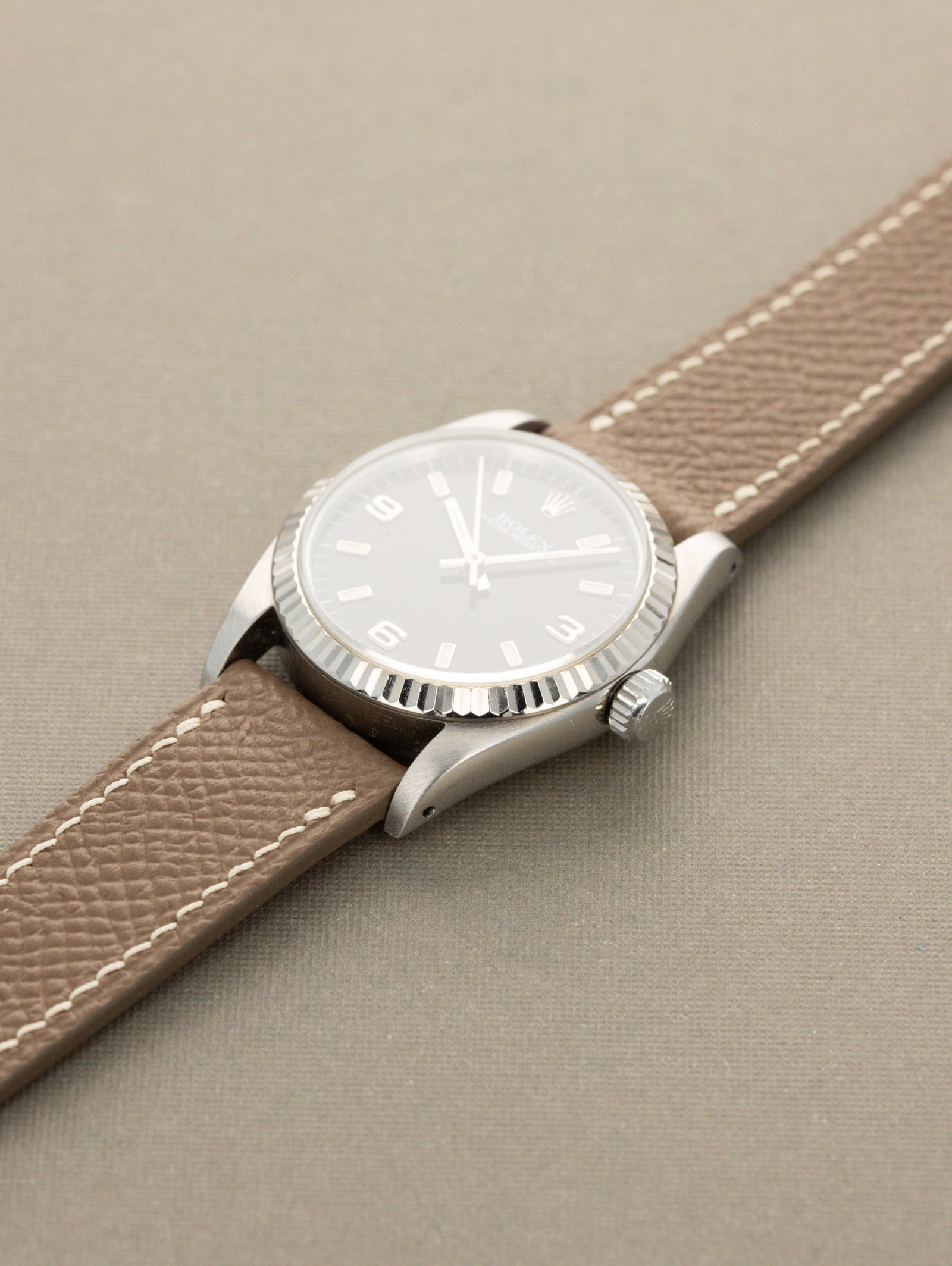 Rolex Oyster Perpetual Ref. 67514 'Midsize' - Gloss Black 'Explorer' Dial