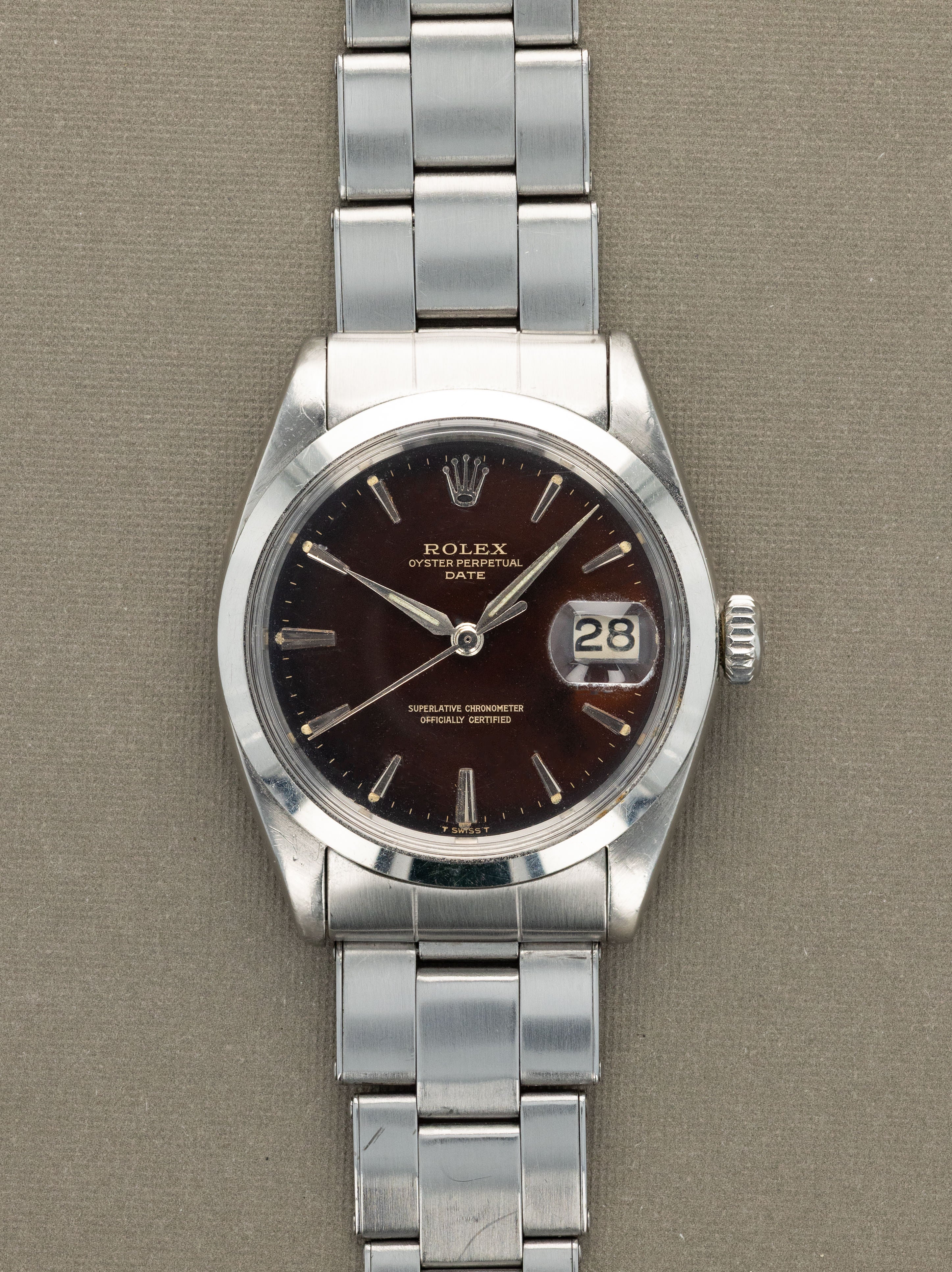 Rolex Oyster Perpetual Date Ref. 1500 - Tropical 'Gilt' Dial
