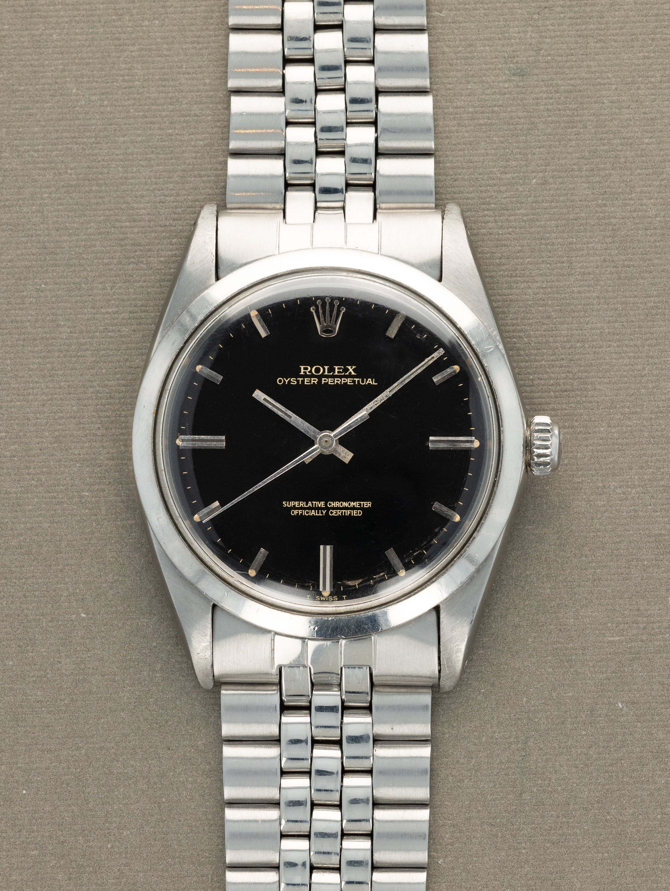 Rolex Oyster Perpetual Ref. 1018 'Jumbo' - Black 'Gilt' Dial