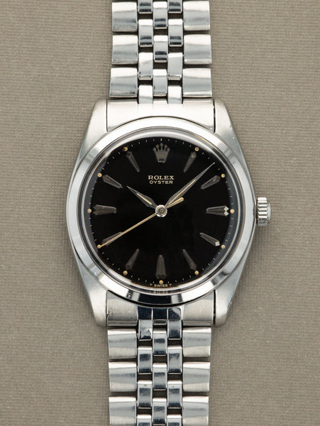 Rolex Oyster Ref. 6424 - 'Jumbo' Black 'Gilt ' Dial