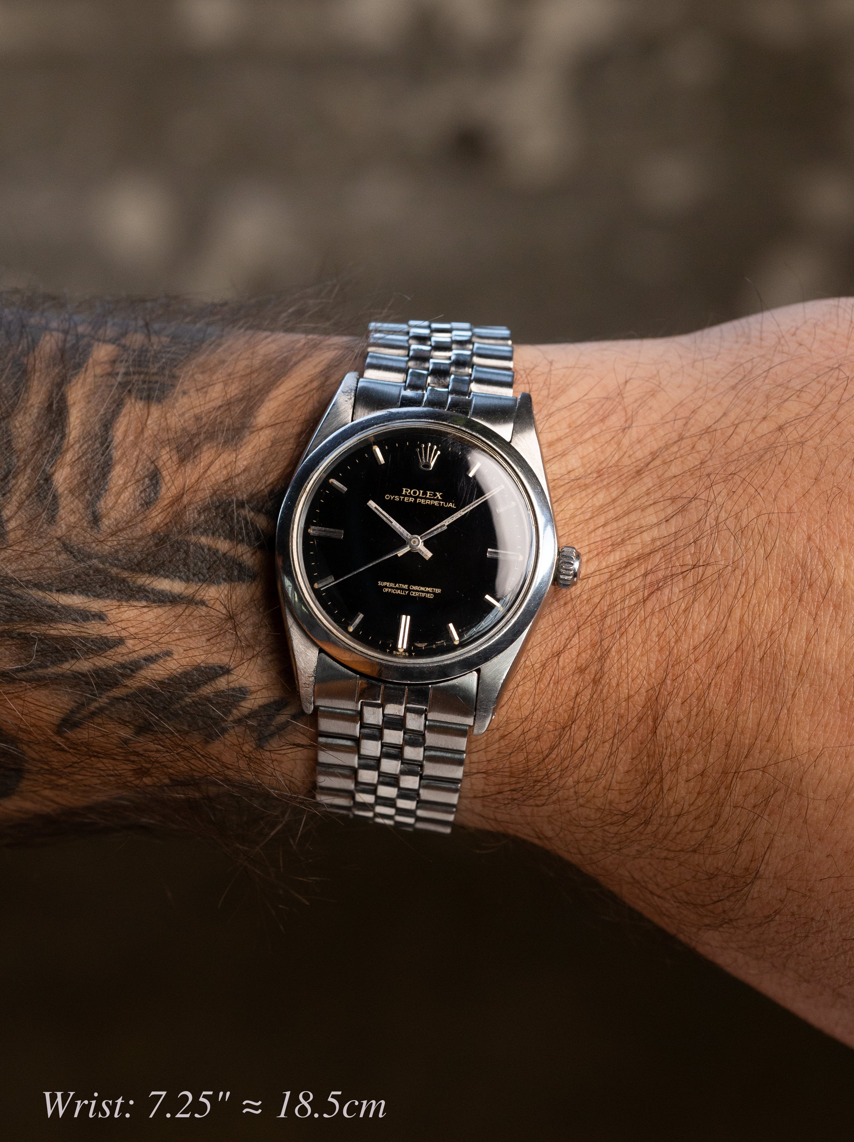 Rolex Oyster Perpetual Ref. 1018 'Jumbo' - Black 'Gilt' Dial