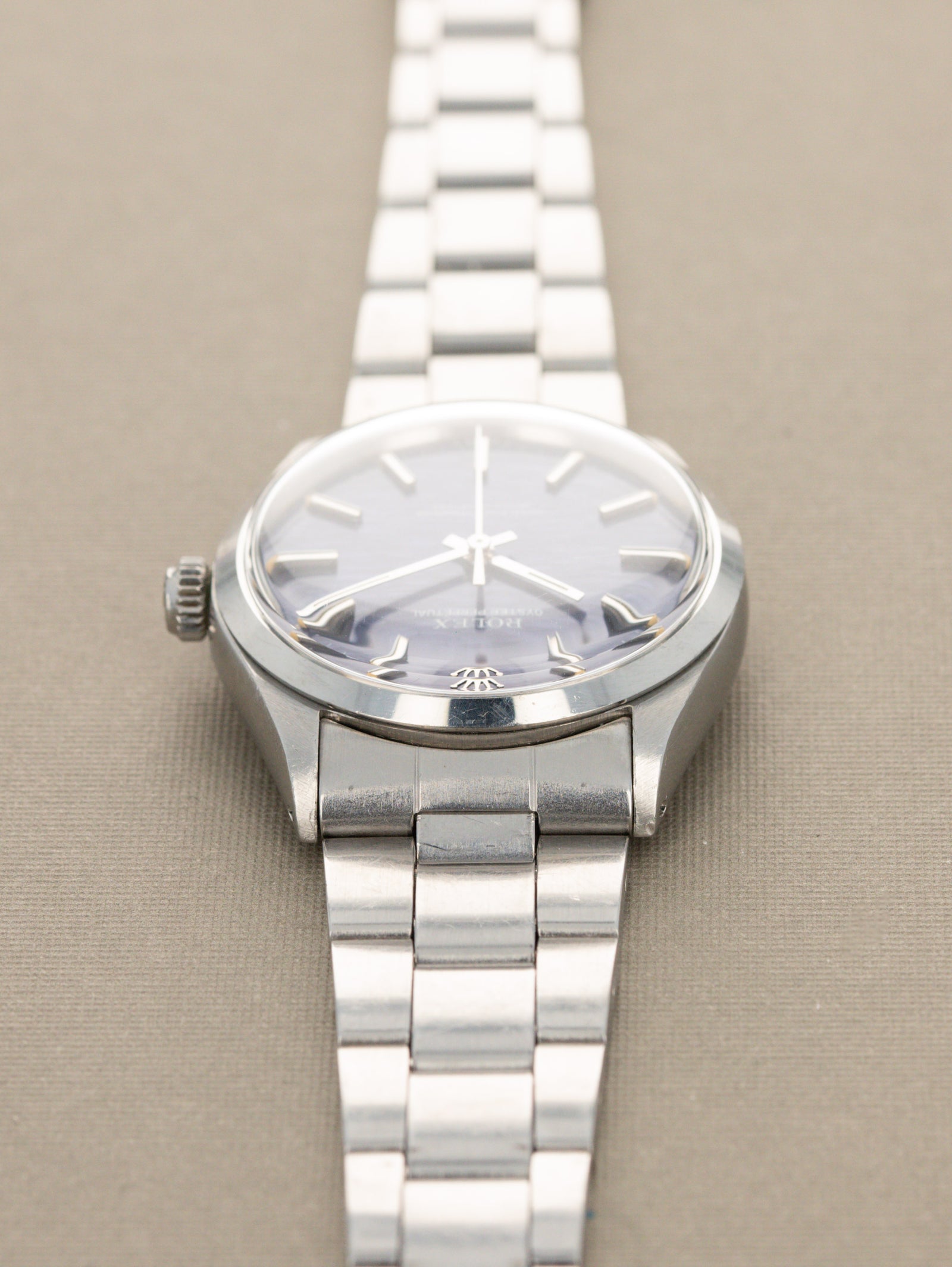 Rolex Oyster Perpetual Ref. 1002 - Blue 'Mosaic' Dial Unpolished