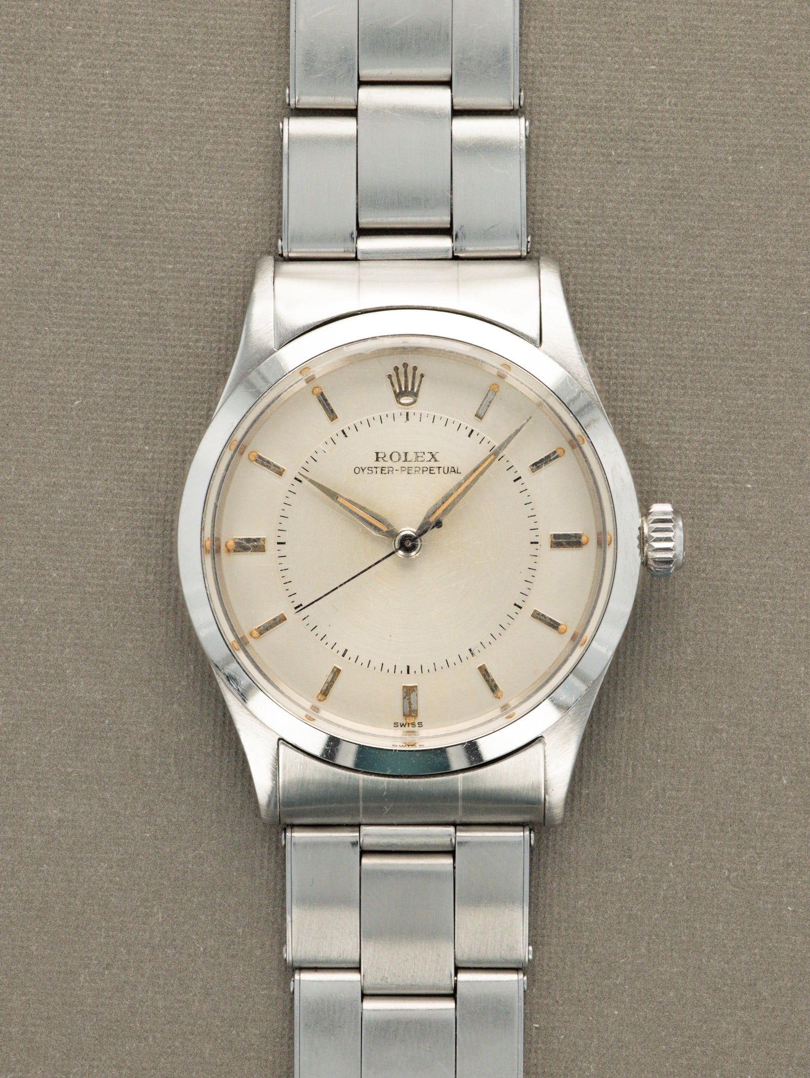 Rolex Oyster Perpetual Ref. 6532 - Silver 'Concentric-Sector' Dial