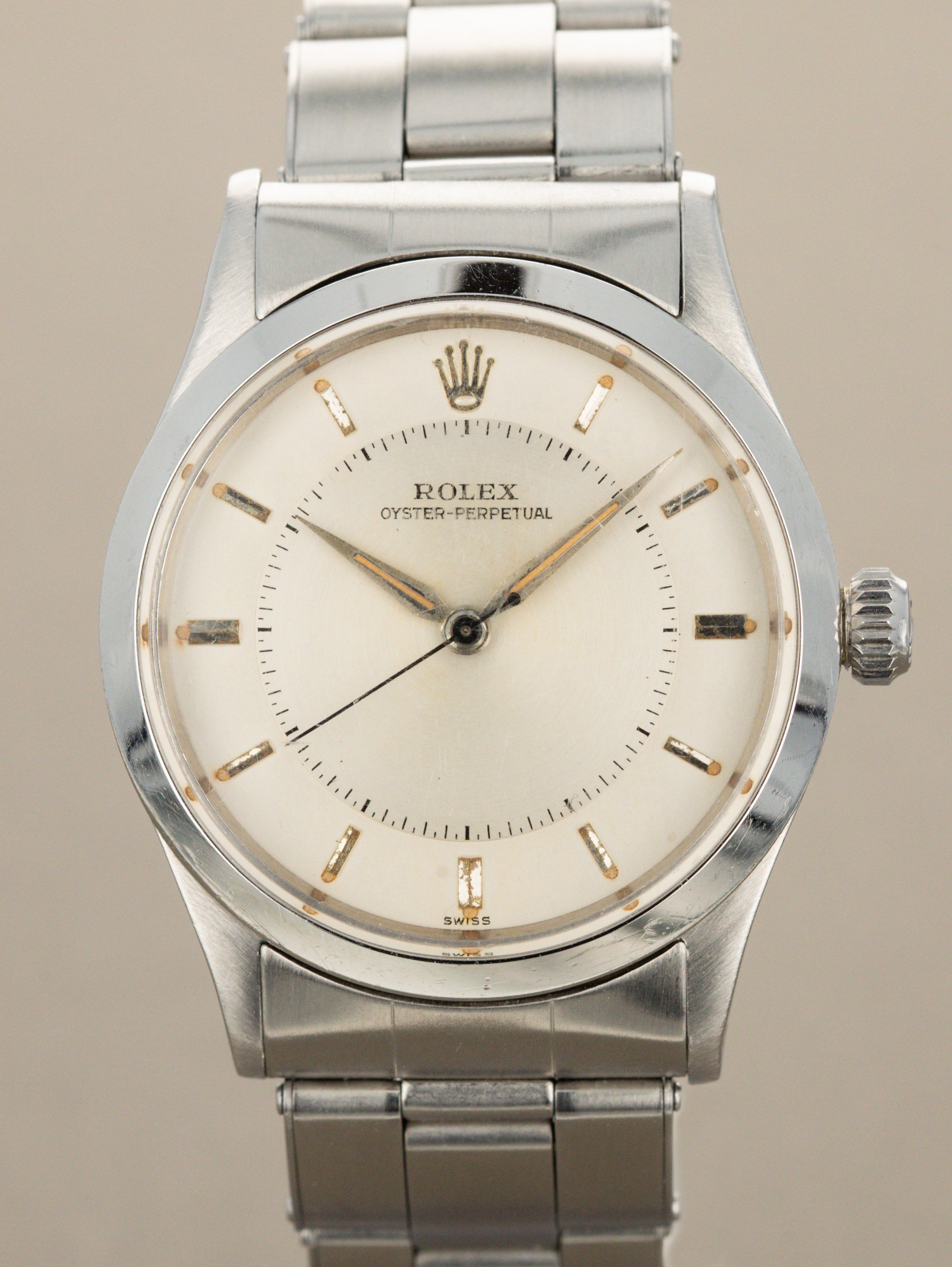 Rolex Oyster Perpetual Ref. 6532 - Silver 'Concentric-Sector' Dial