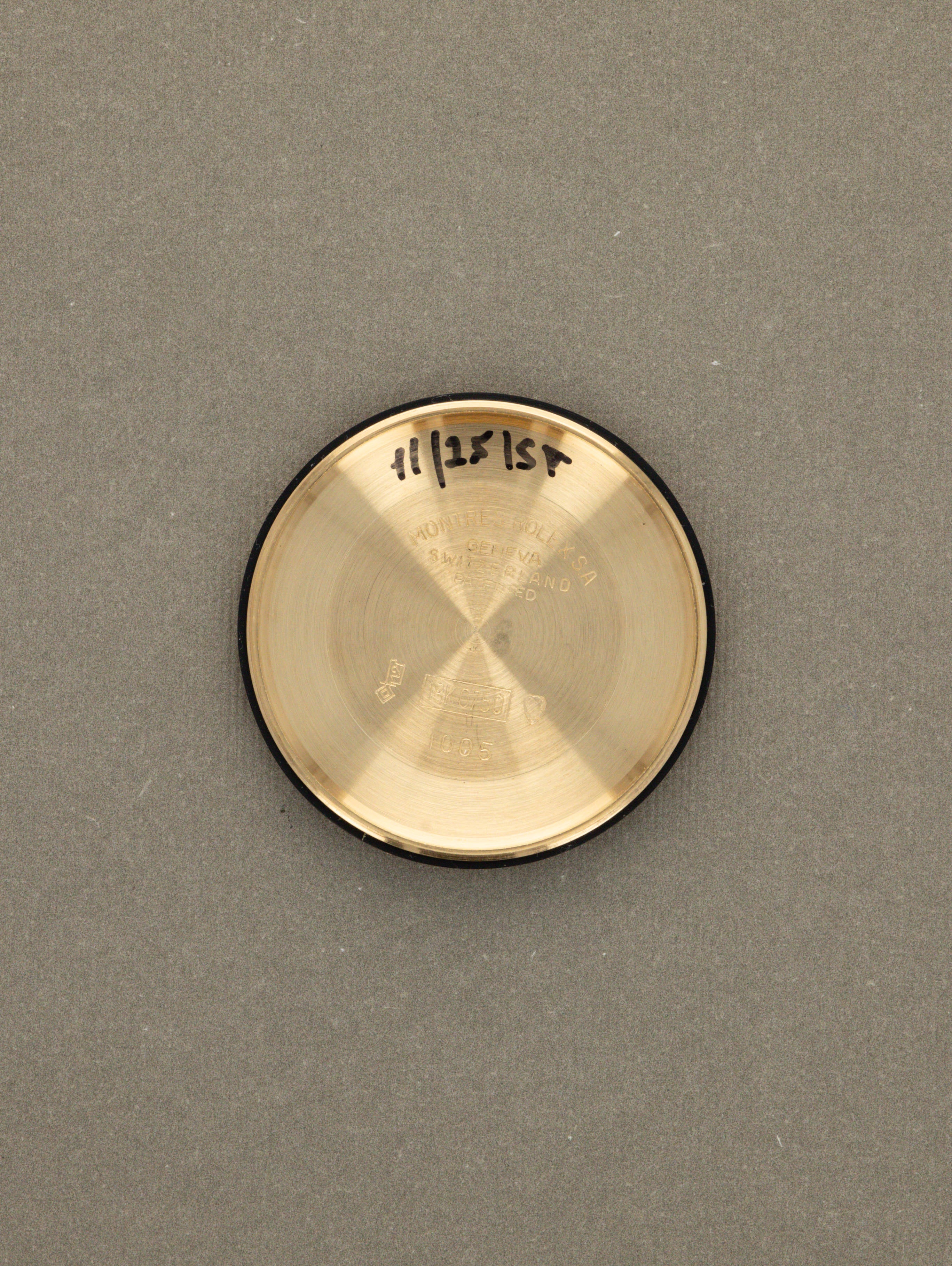 Rolex Oyster Perpetual Ref. 1009 'Zephyr' - Champagne 'Crosshair' Dial French Import Unpolished