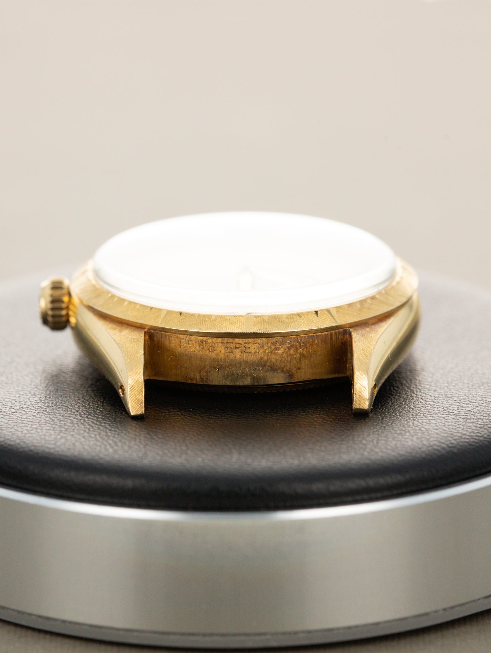 Rolex Oyster Perpetual Ref. 1009 'Zephyr' - Champagne 'Crosshair' Dial French Import Unpolished