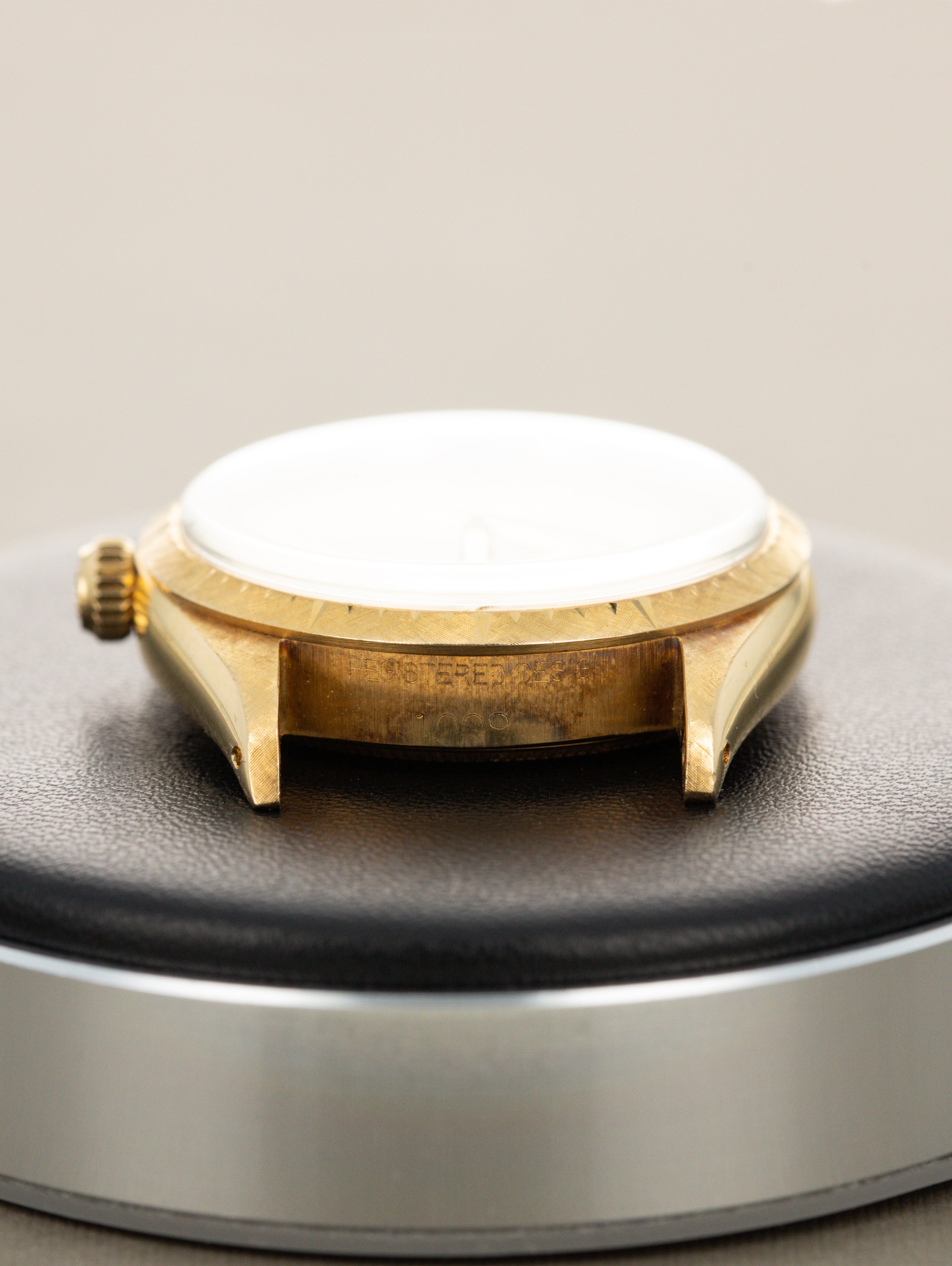 Rolex Oyster Perpetual Ref. 1009 'Zephyr' - Champagne 'Crosshair' Dial French Import Unpolished