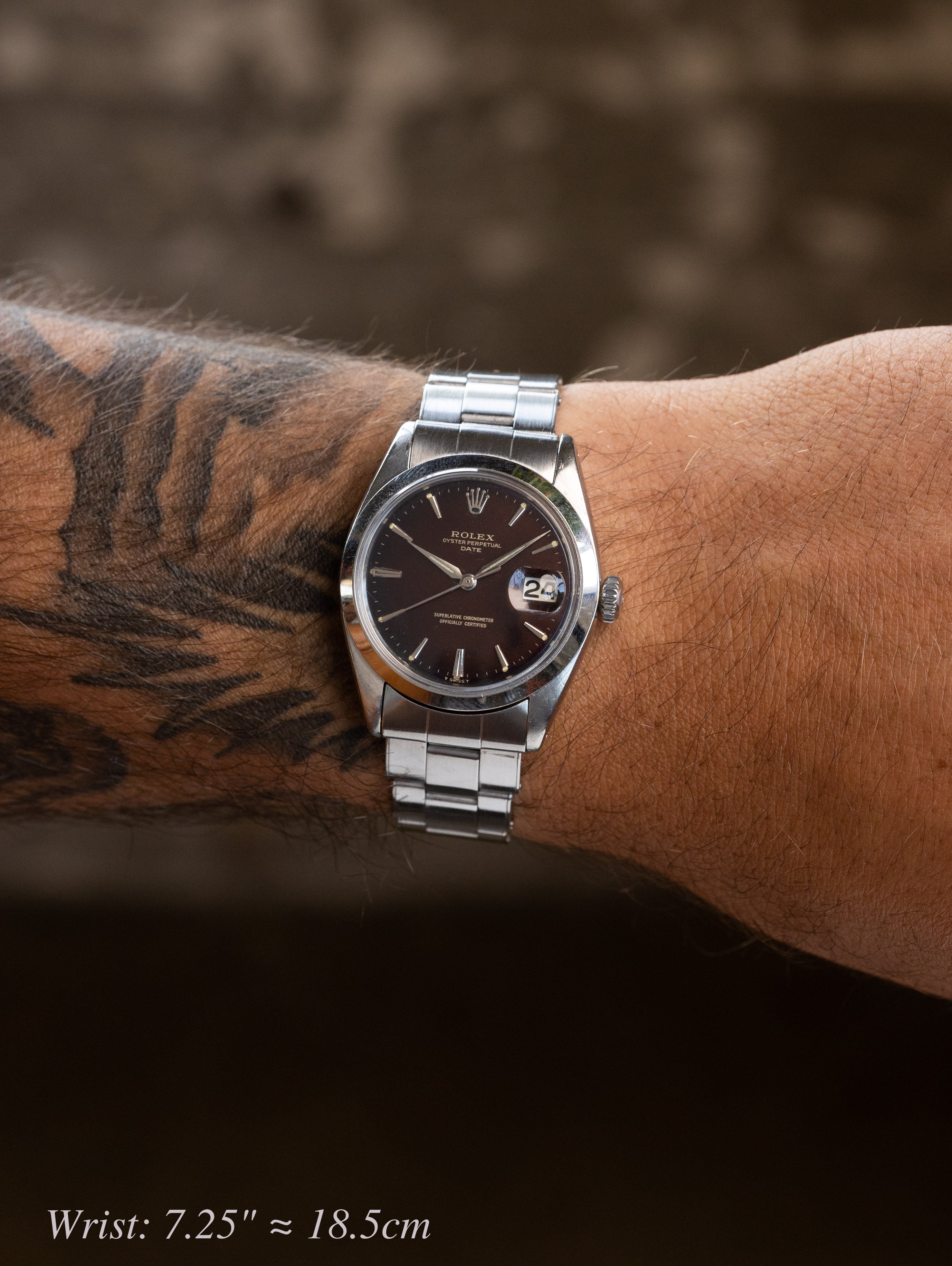Rolex Oyster Perpetual Date Ref. 1500 - Tropical 'Gilt' Dial