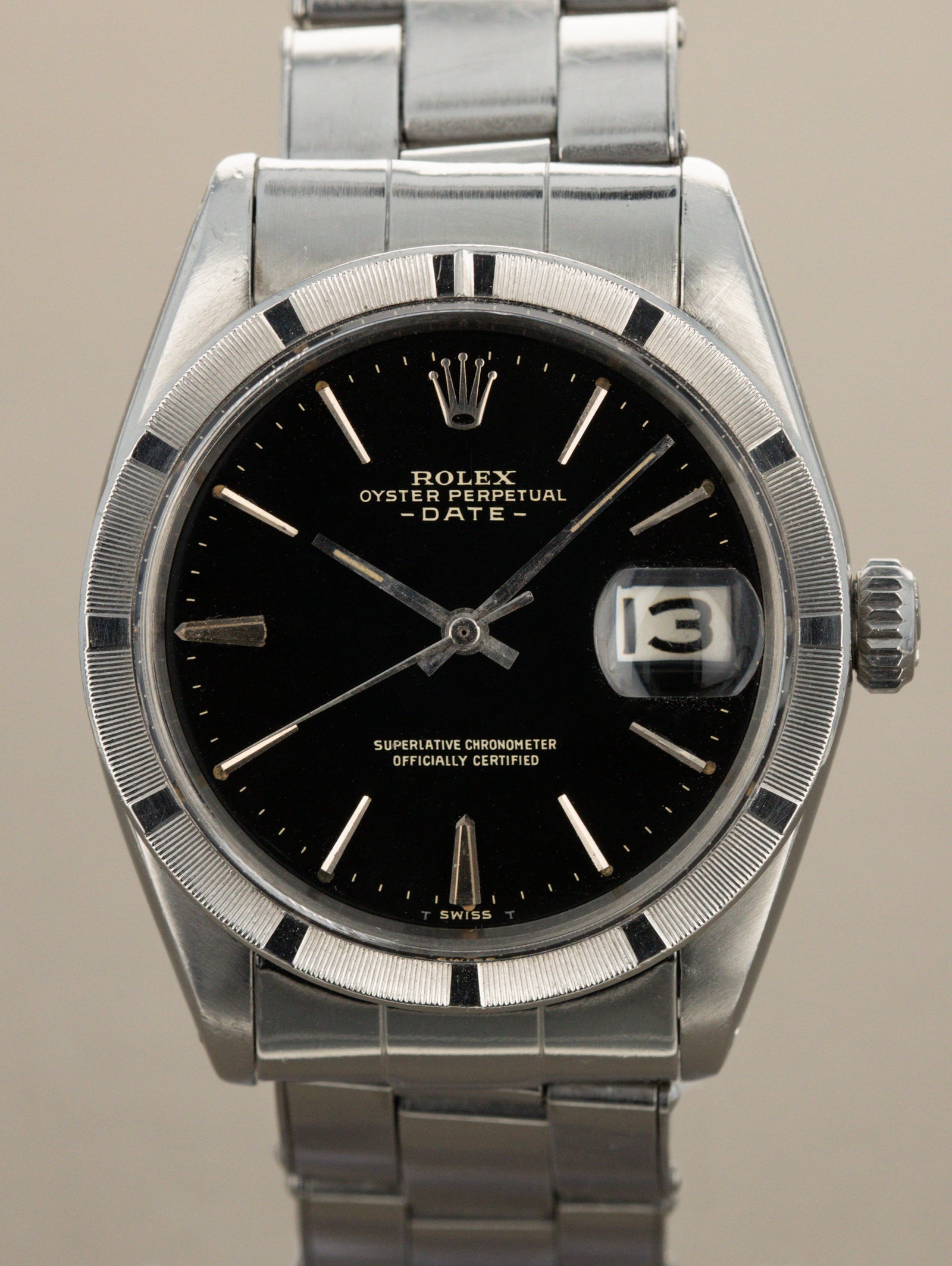 Rolex Oyster Perpetual Date Ref. 1501 - Black 'Gilt' Dial