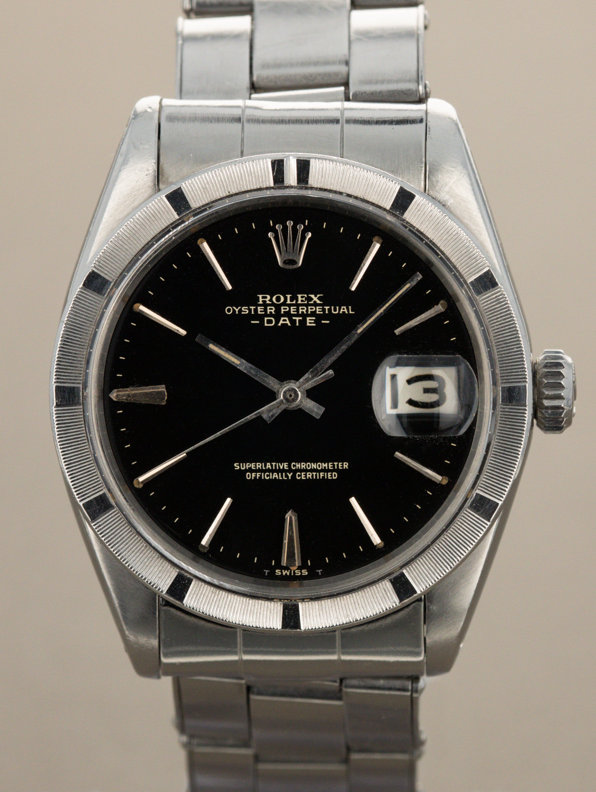 Rolex Oyster Perpetual Date Ref. 1501 - Black 'Gilt' Dial