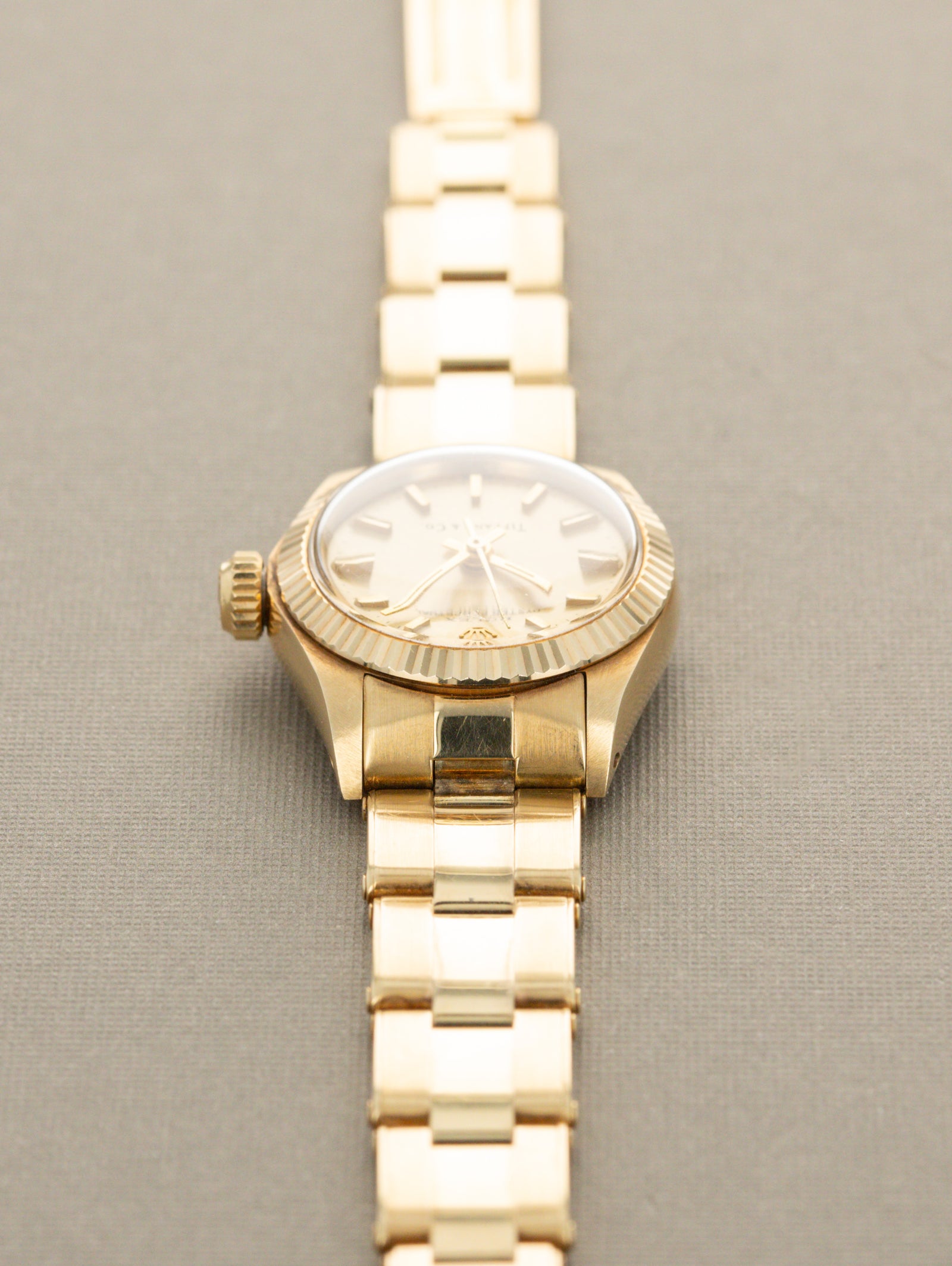 Rolex Oyster Perpetual Ref. 6719 'Tiffany & Co.' - Sunburst Champagne Dial Unpolished