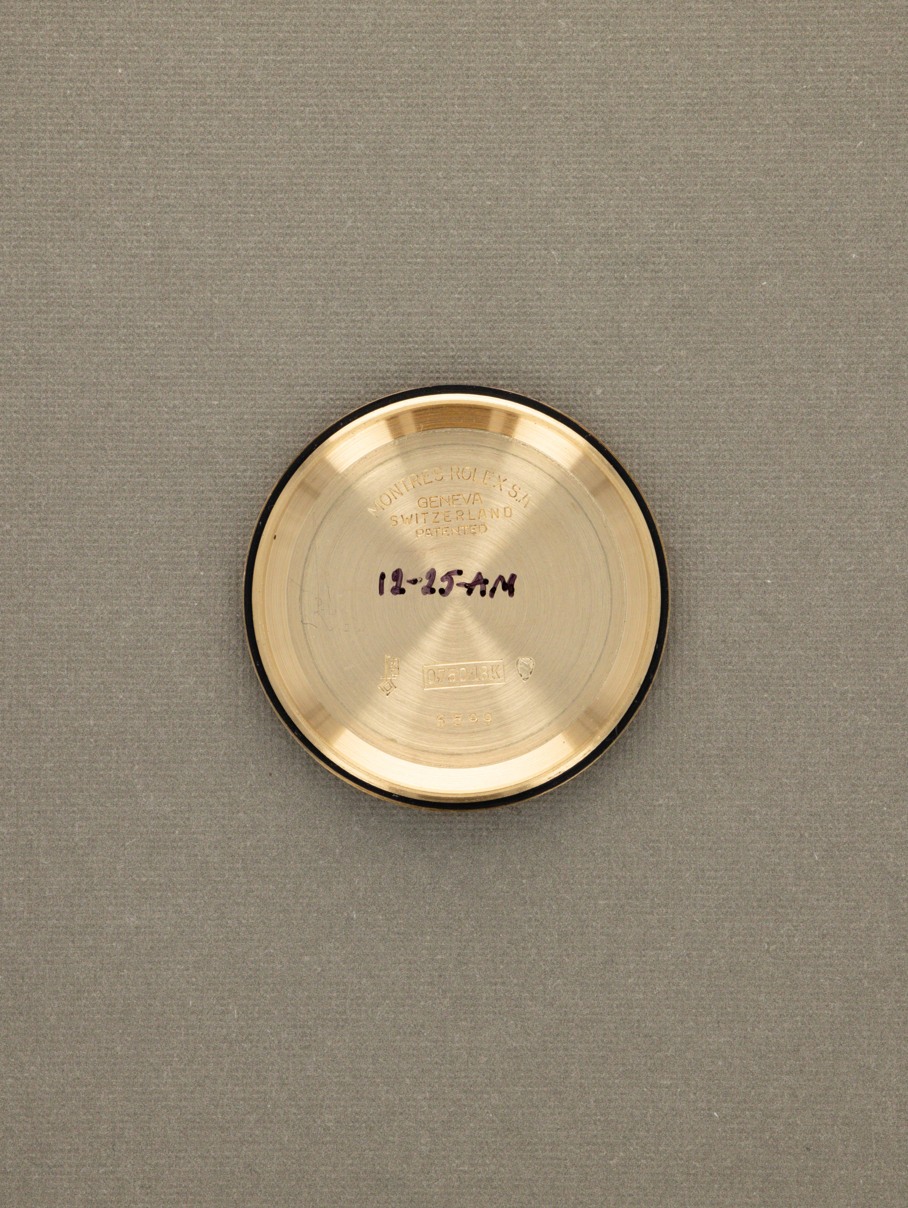 Rolex Oyster Perpetual Ref. 6599 'Jumbo' - Sunburst Silver Dial w/ Box & Papers