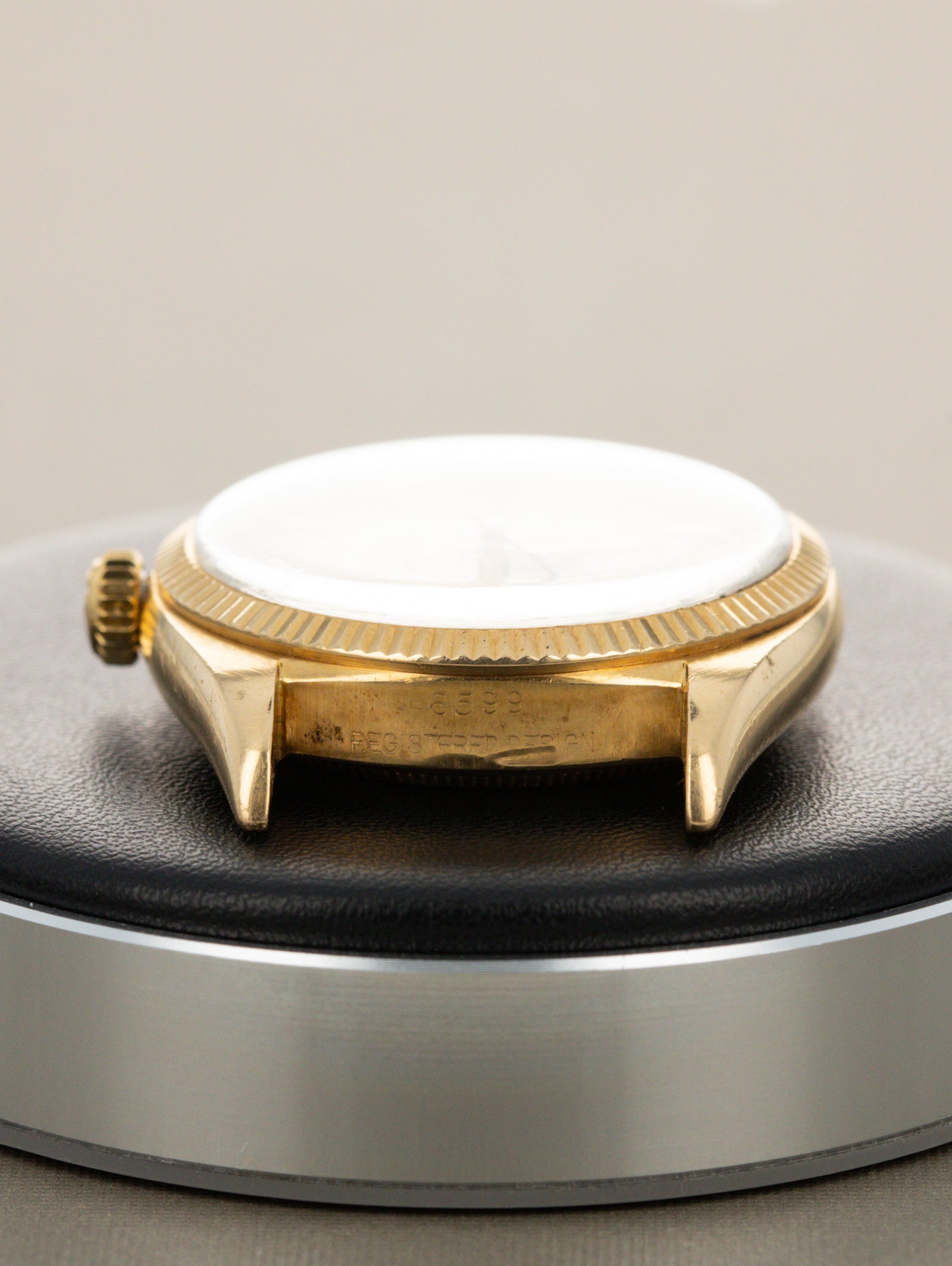 Rolex Oyster Perpetual Ref. 6599 'Jumbo' - Sunburst Silver Dial w/ Box & Papers