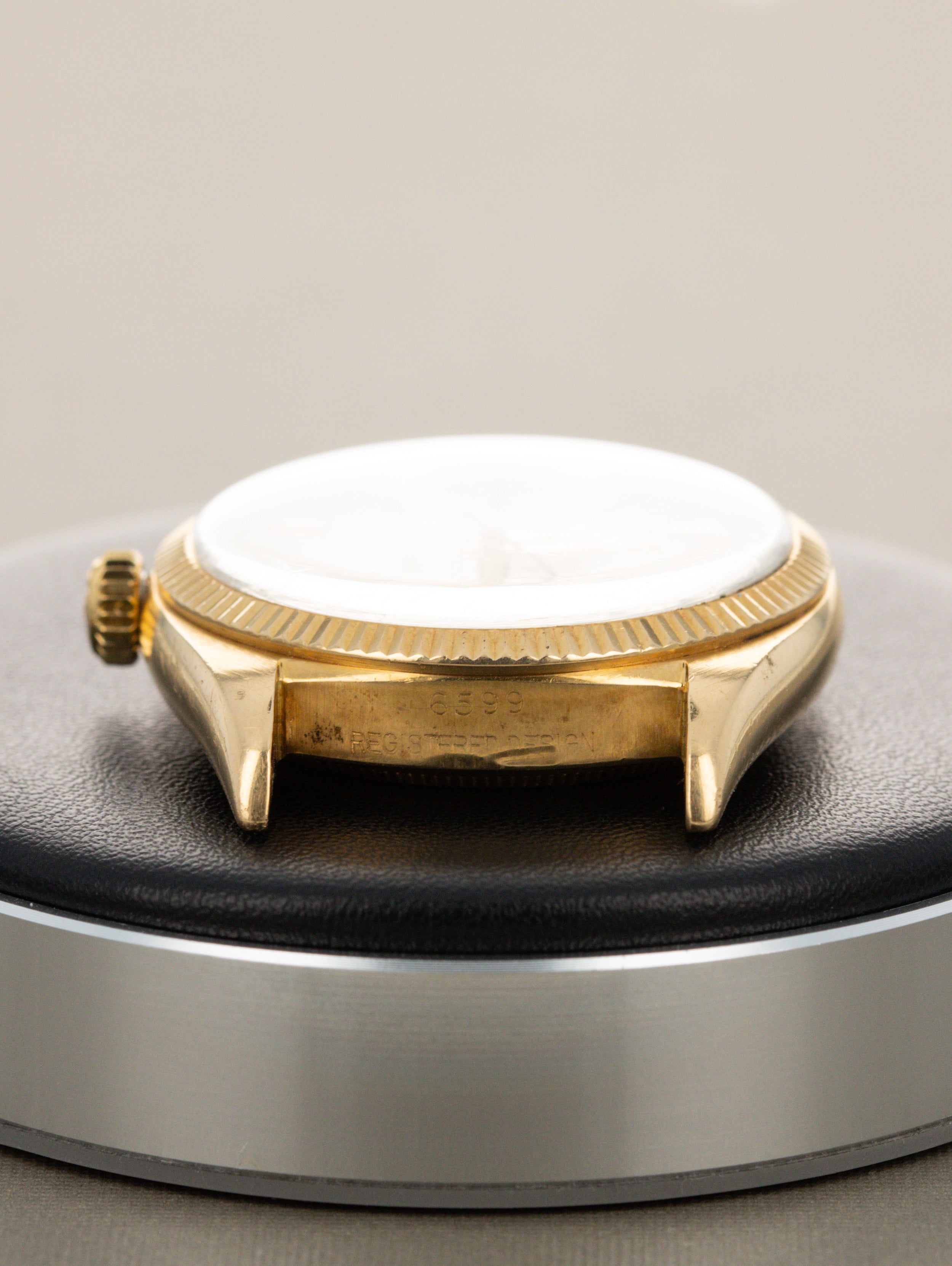 Rolex Oyster Perpetual Ref. 6599 'Jumbo' - Sunburst Silver Dial w/ Box & Papers