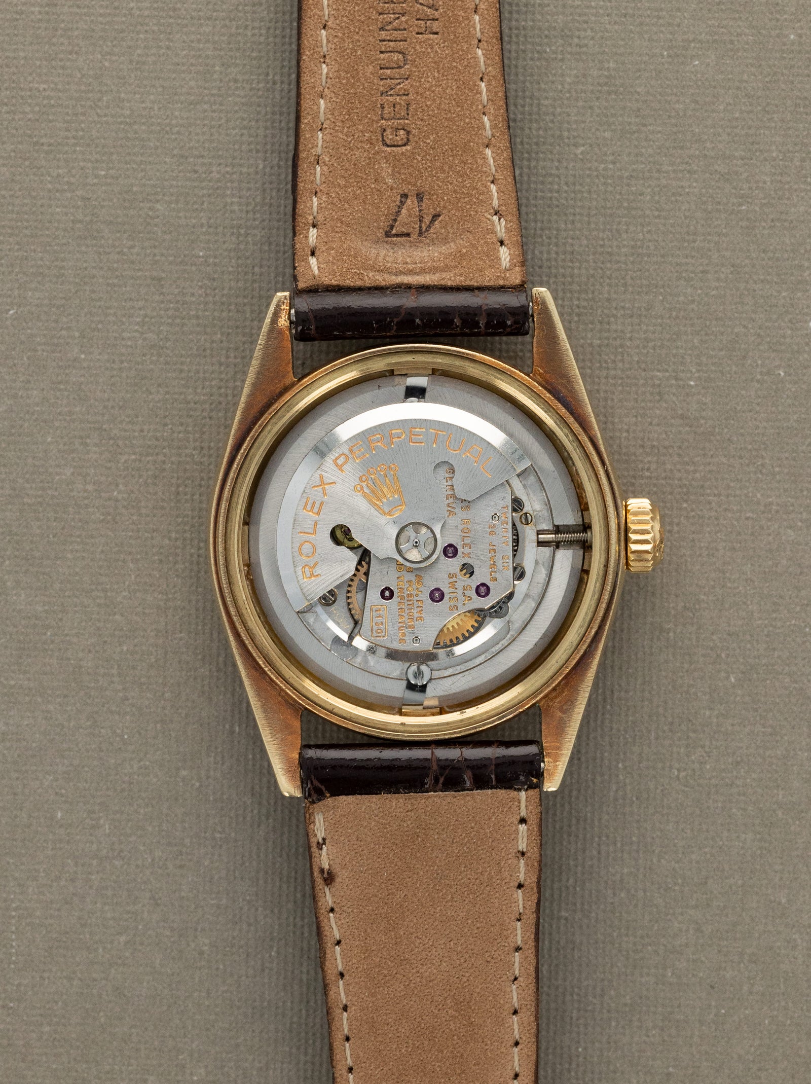 Rolex Oyster Perpetual Ref. 6548 'Midsize' - Sunburst Silver 'Linz' Dial