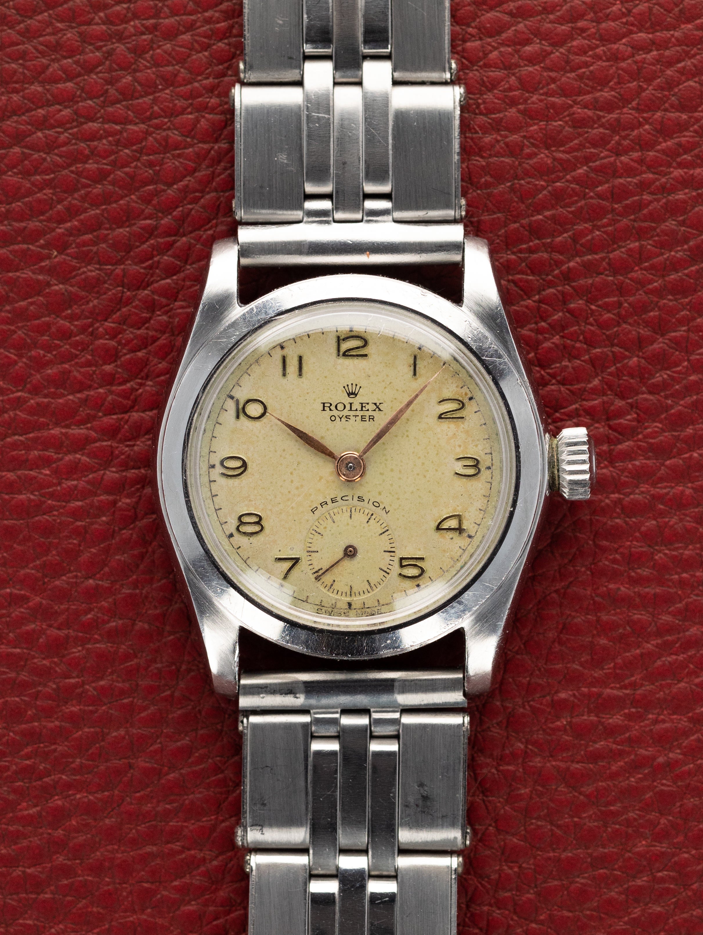 Rolex Oyster Precision Ref. 2280 - Silver Patina Non-Luminous Dial