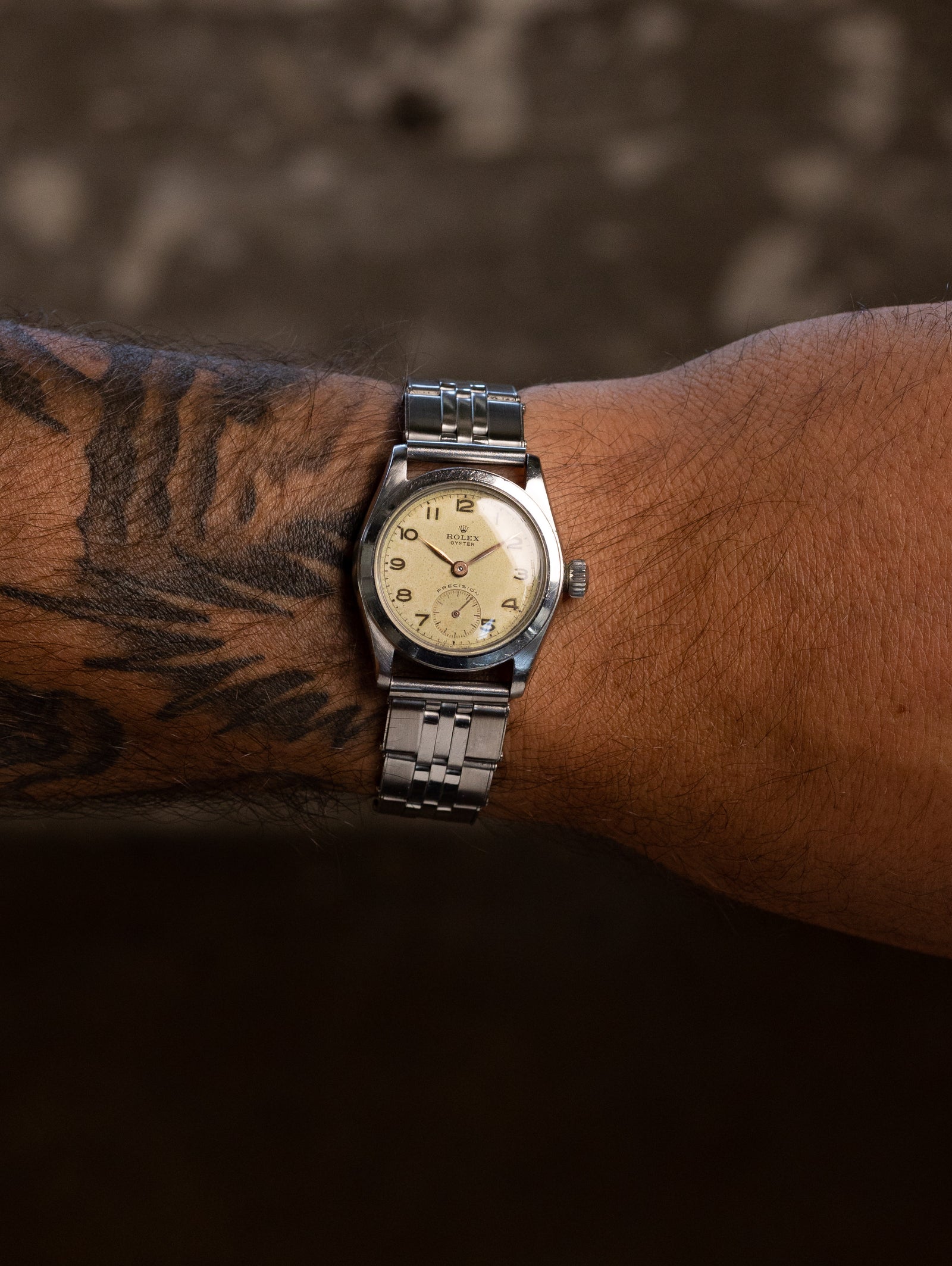 Rolex Oyster Precision Ref. 2280 - Silver Patina Non-Luminous Dial