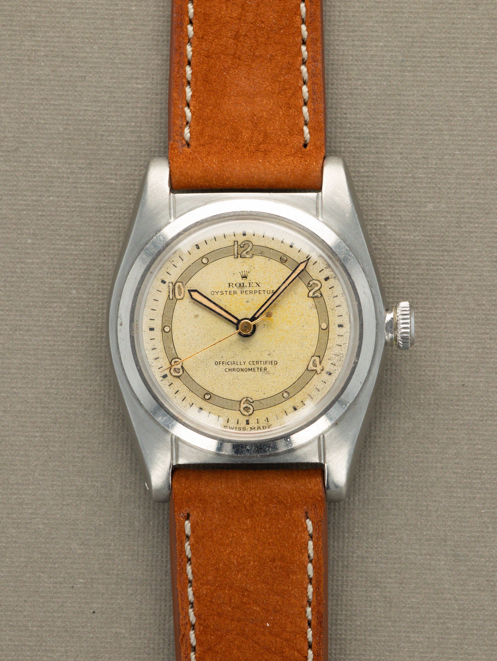 Rolex Oyster Perpetual Ref. 2940 - 'Bubbleback' Multi-Tone Silver 'Sector' Dial
