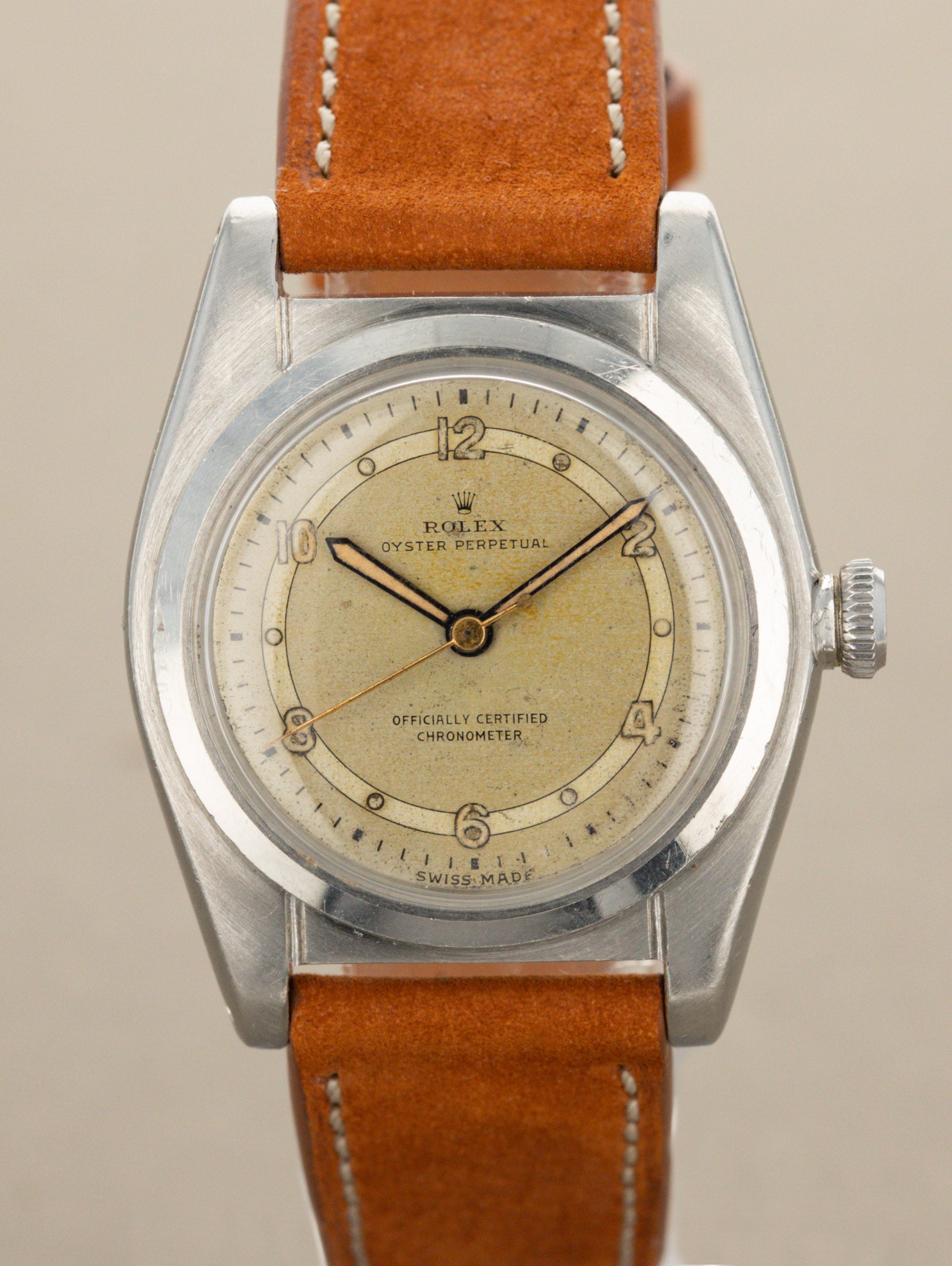 Rolex Oyster Perpetual Ref. 2940 - 'Bubbleback' Multi-Tone Silver 'Sector' Dial