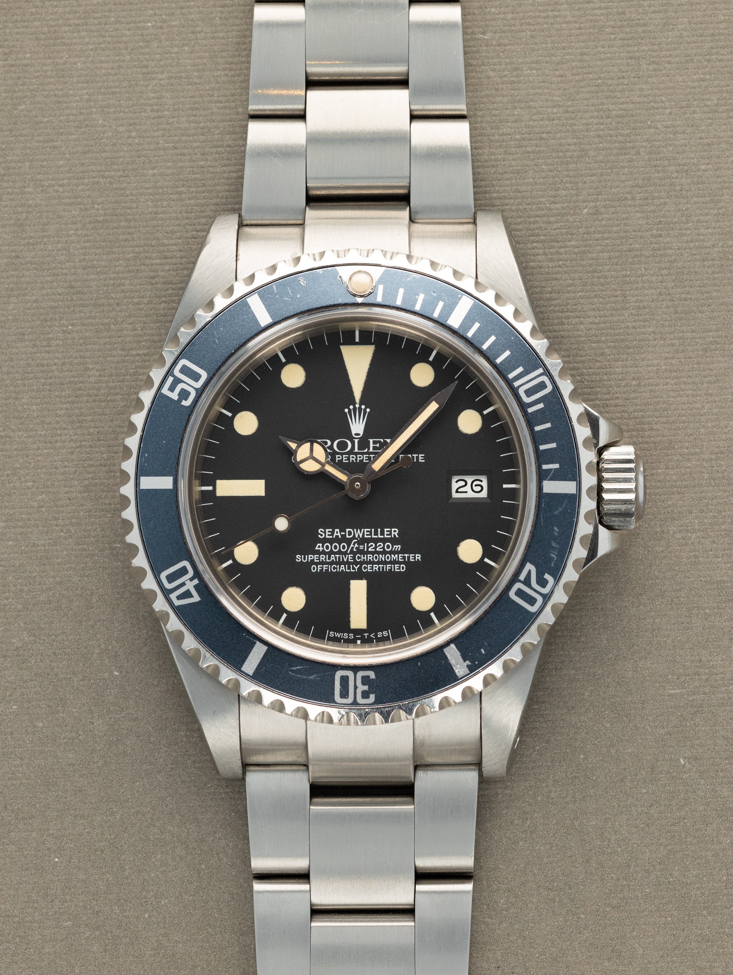 Rolex Sea-Dweller Ref. 16660 - 'Triple 6' Matte Black Transitional Box & Papers