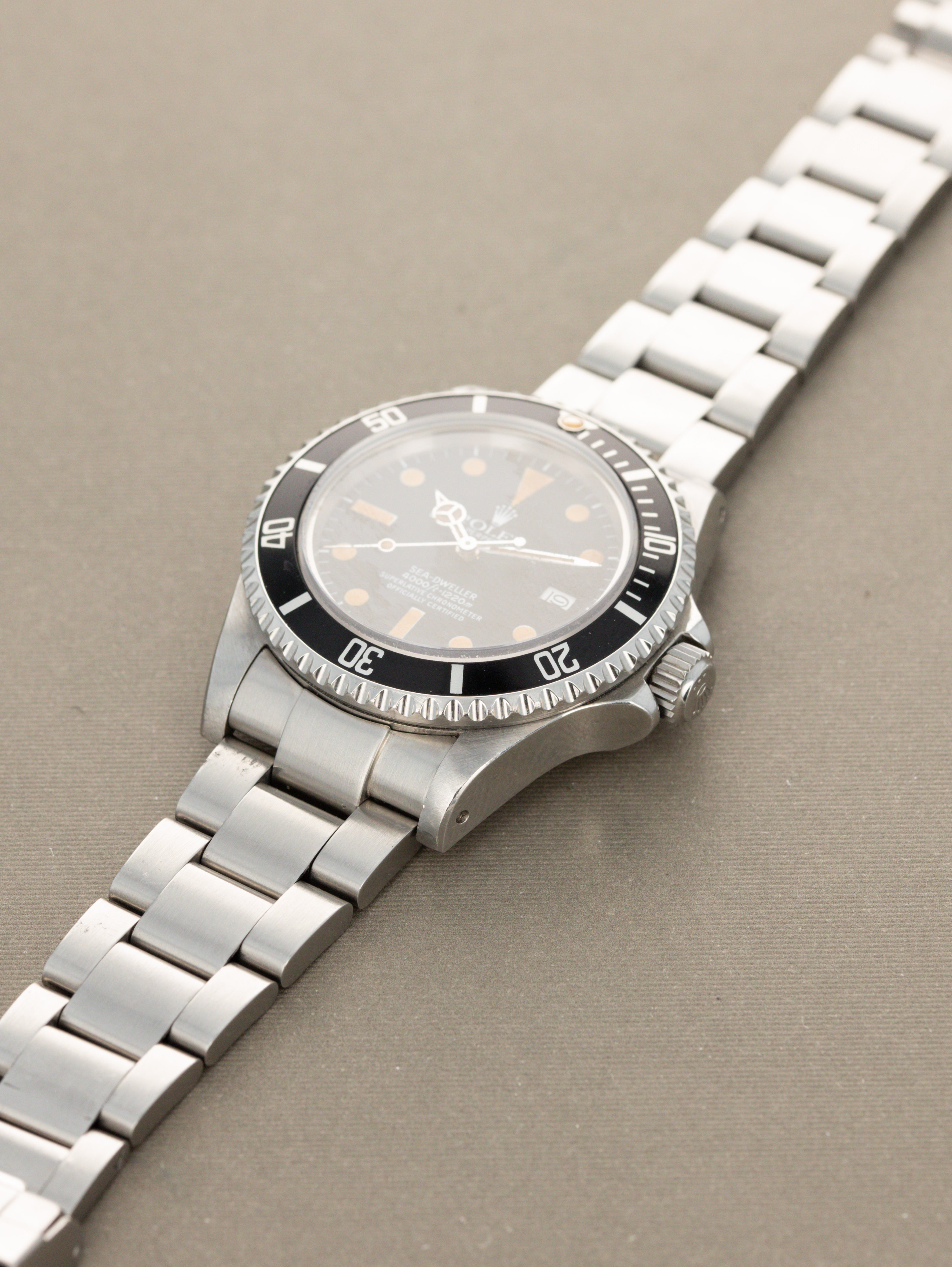 Rolex Sea-Dweller Ref. 16660 - 'Triple 6' Matte Black Transitional 'Pumpkin' Unpolished