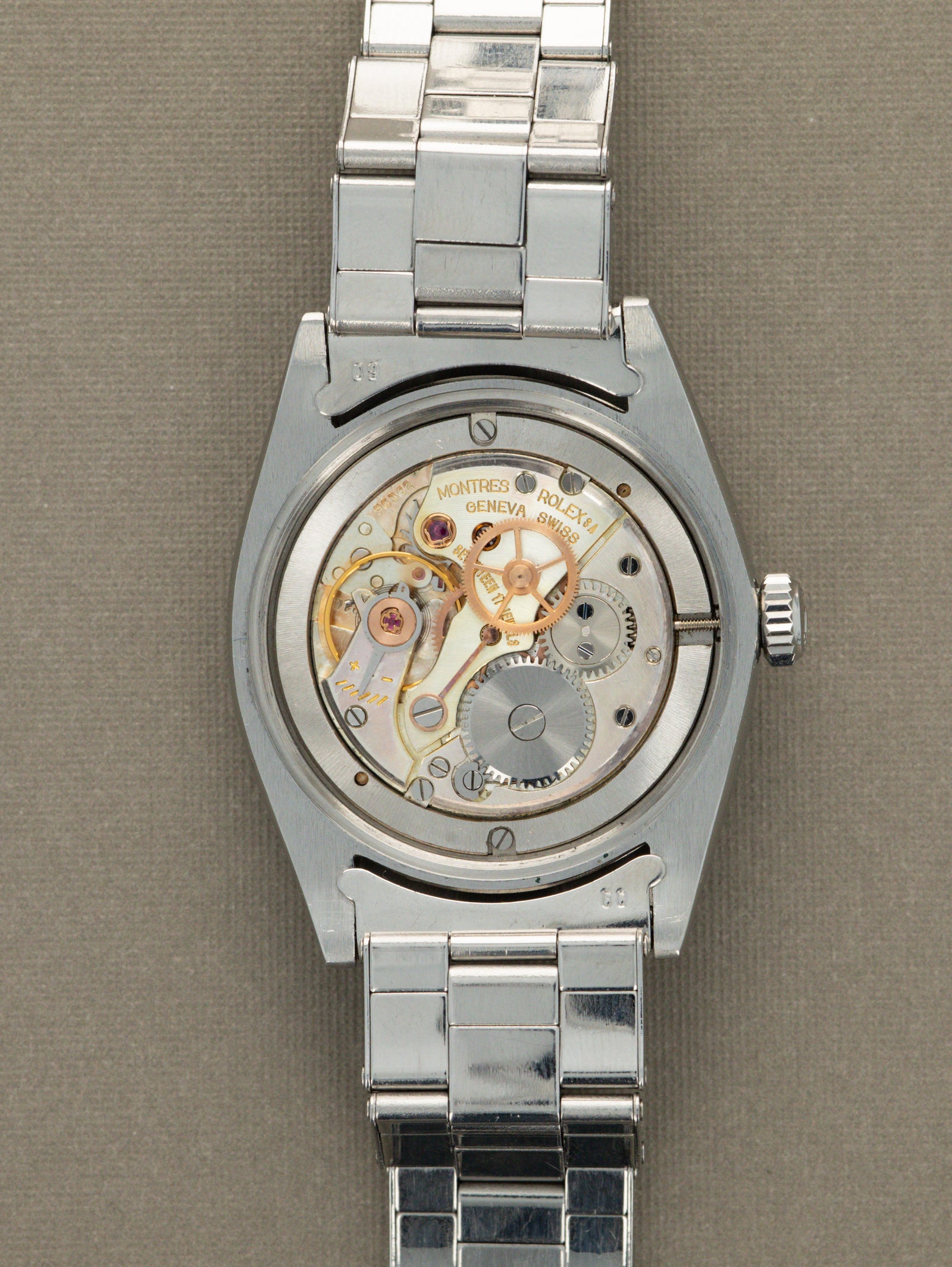 Rolex Oysterdate Precision Ref. 6694 - Black 'Gilt' Dial Unpolished w/ Caseback Sticker