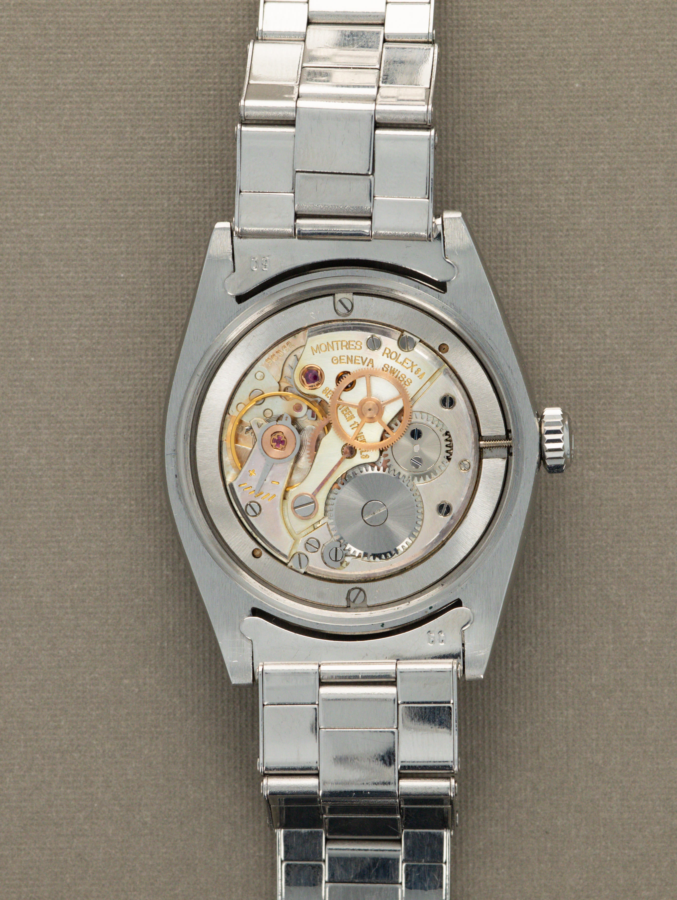 Rolex Oysterdate Precision Ref. 6694 - Black 'Gilt' Dial Unpolished w/ Caseback Sticker