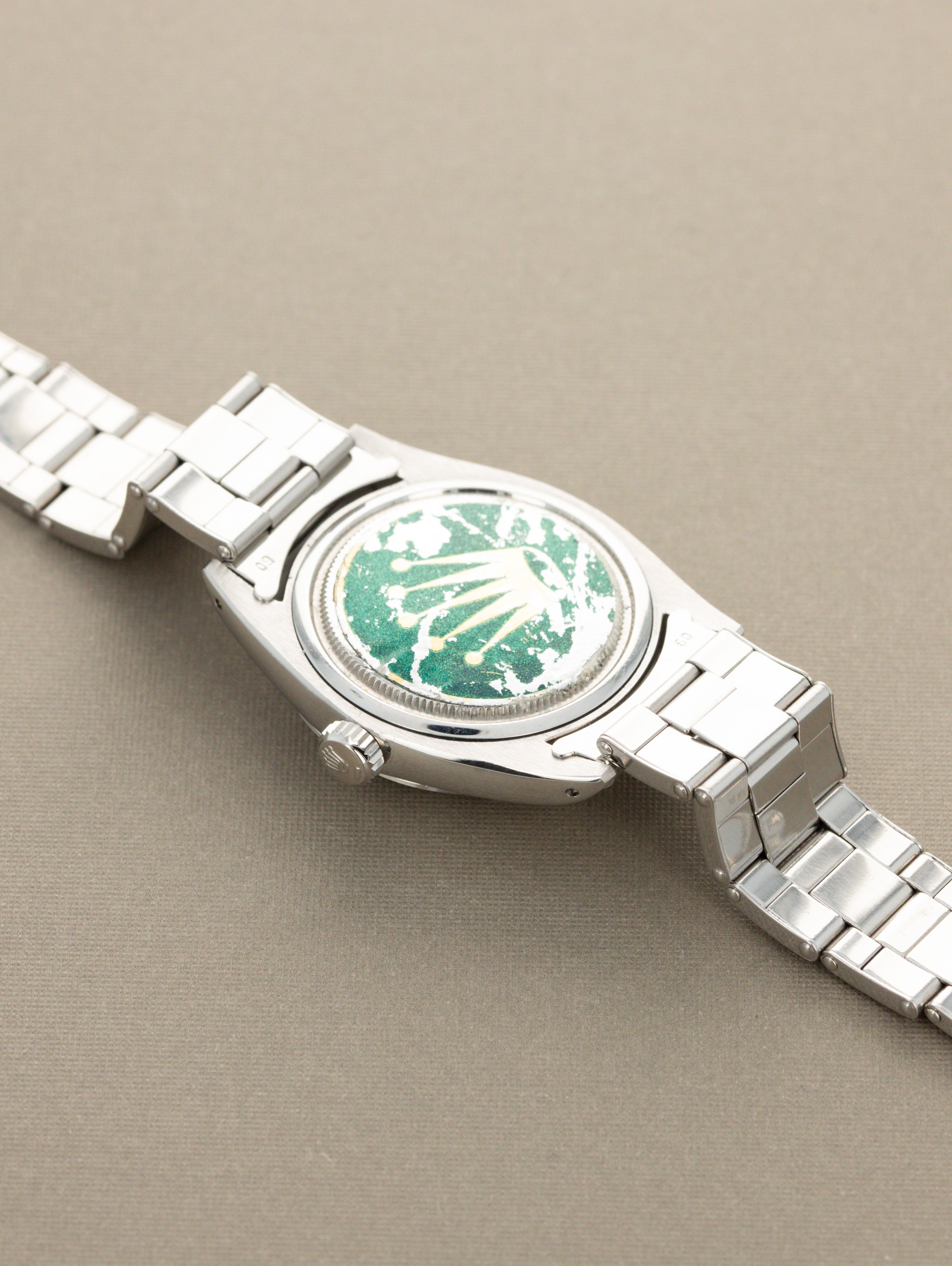 Rolex Oysterdate Precision Ref. 6694 - Black 'Gilt' Dial Unpolished w/ Caseback Sticker