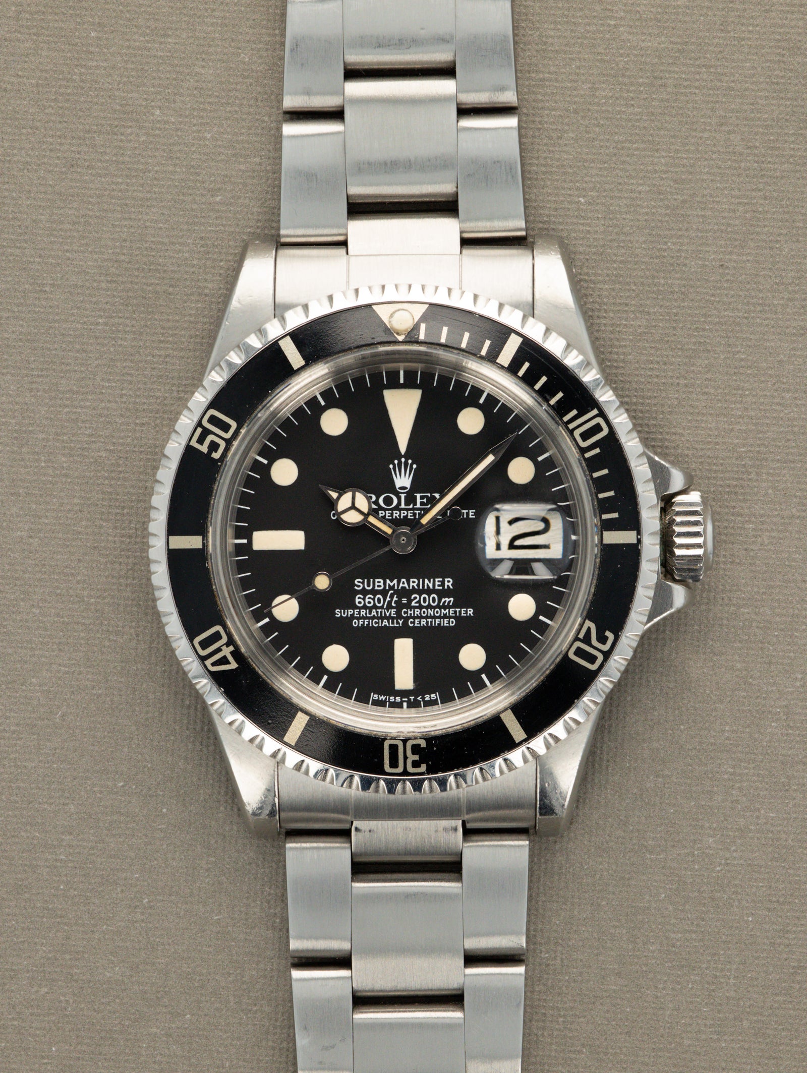 Rolex Submariner Date Ref. 1680 - 'MK1' Dial Unpolished