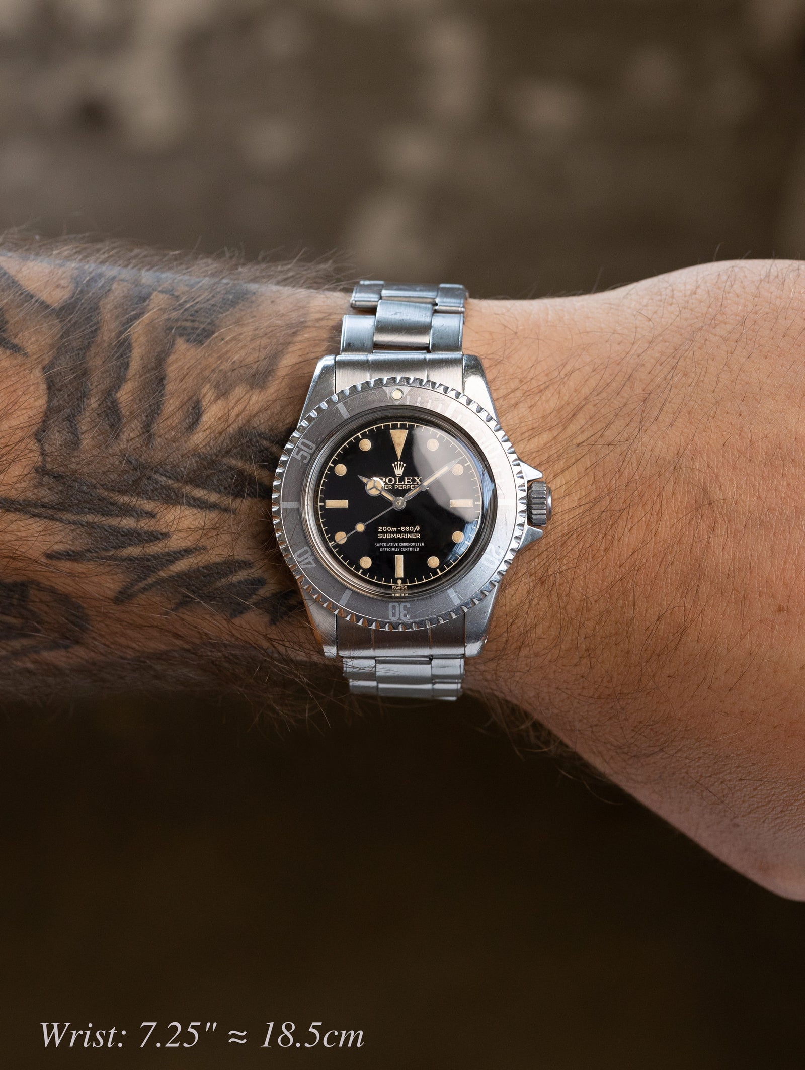 Rolex Submariner Ref. 5512 - 'PCG' W/ 'Chapter Ring Exclamation Point' Gilt Dial & 'Ghost' Insert Unpolished